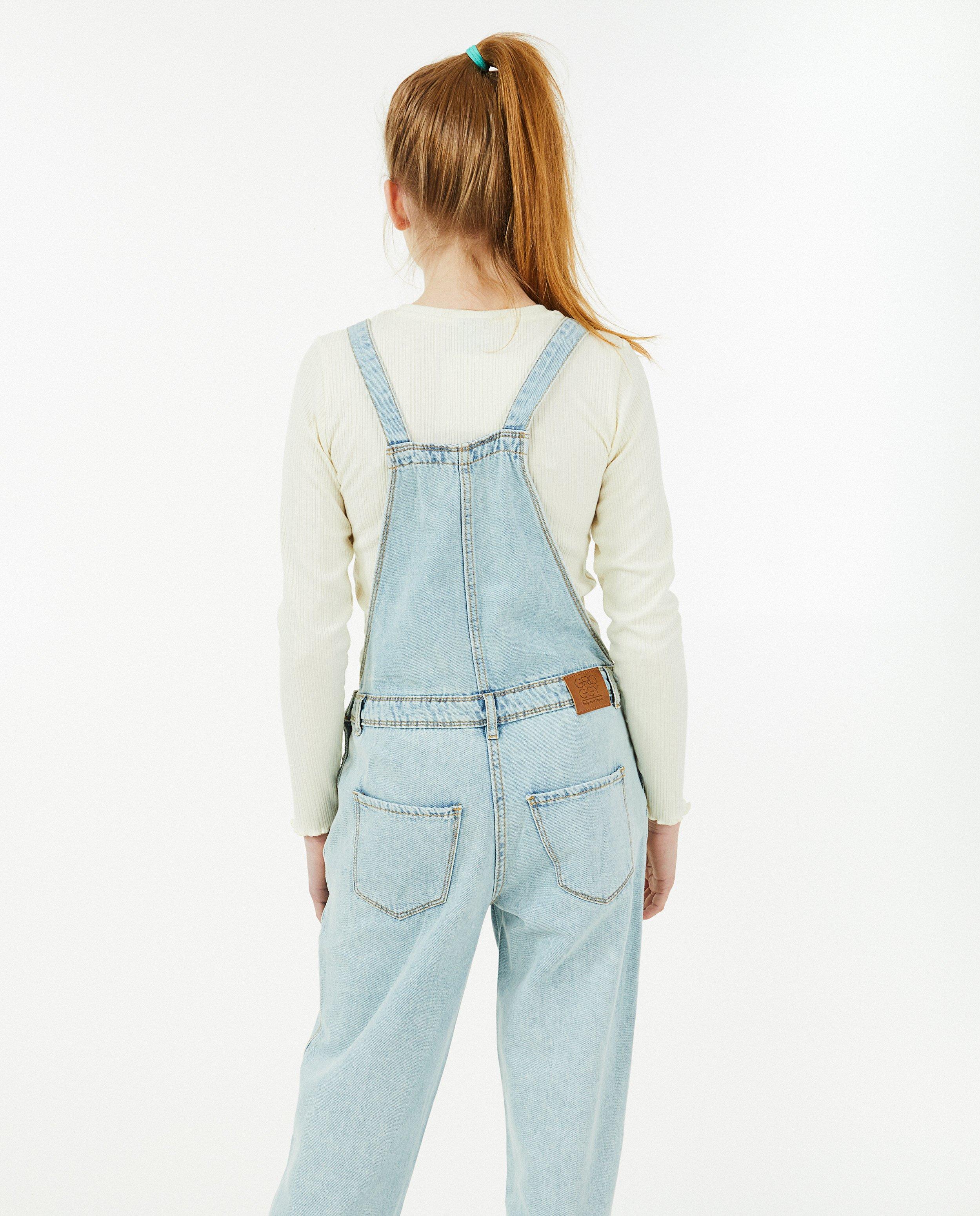 Jeans - Salopette bleu clair