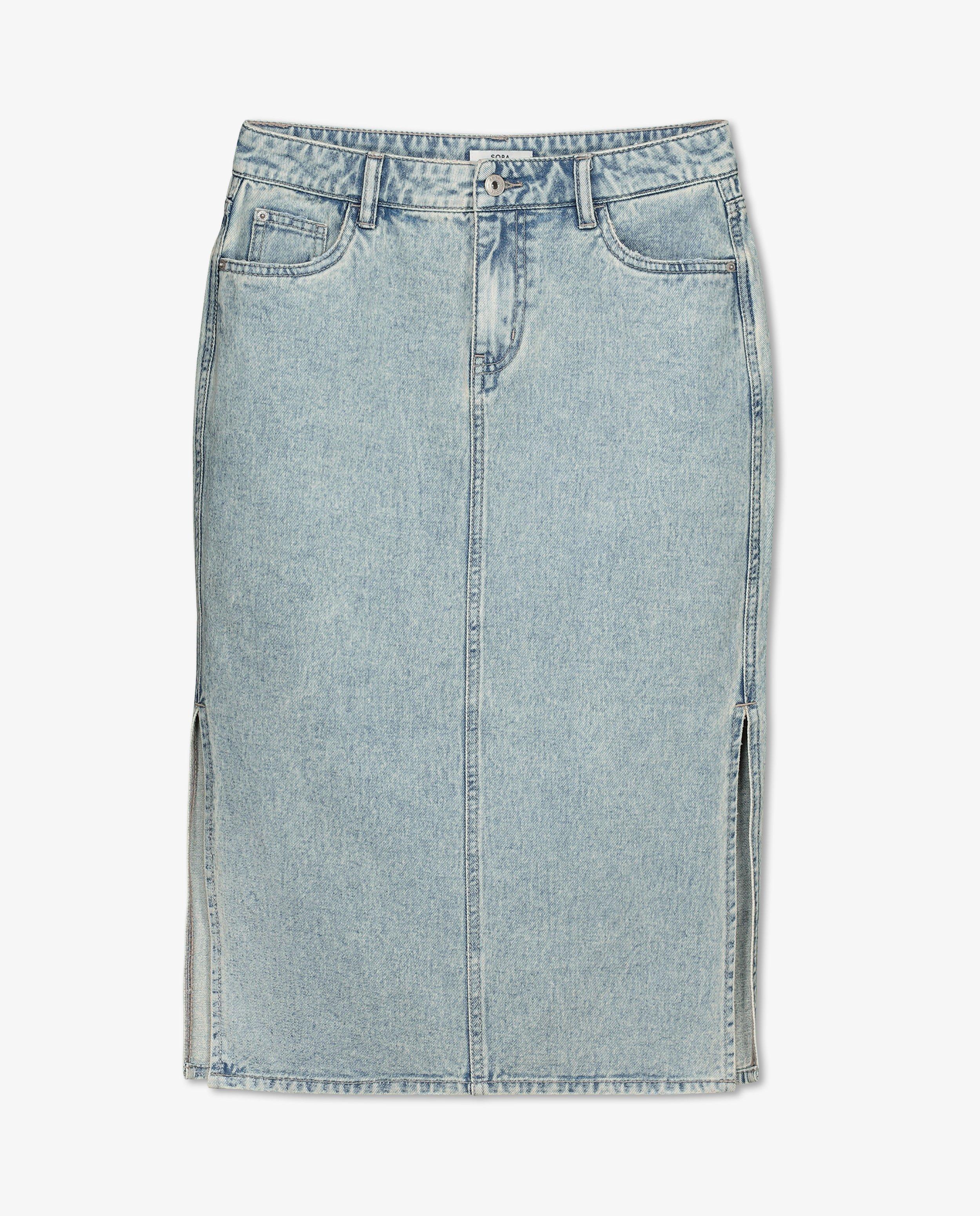 Rokken - Blauwe jeansrok Sora