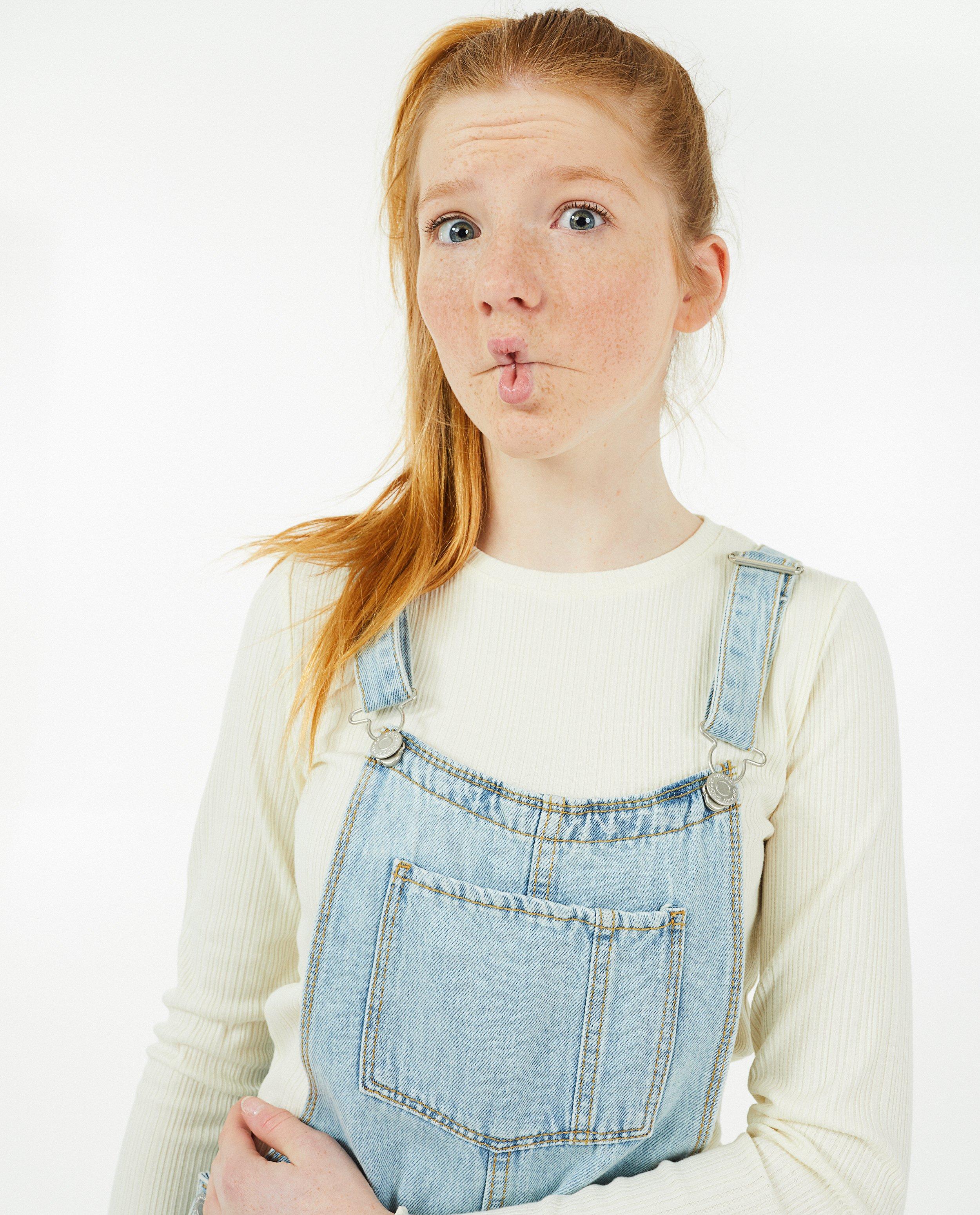 Witte longsleeve met rib - Product Detail - wit - afbeelding nummer 4