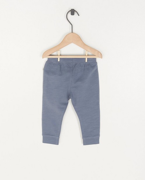Pantalons - Pantalon molletonné unisexe bleu