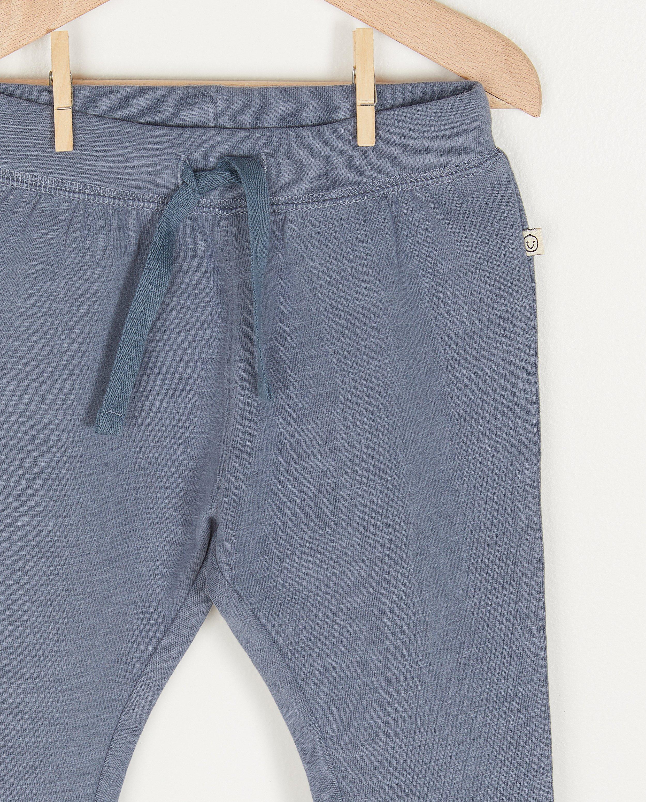 Broeken - Unisex sweatbroekje in blauw