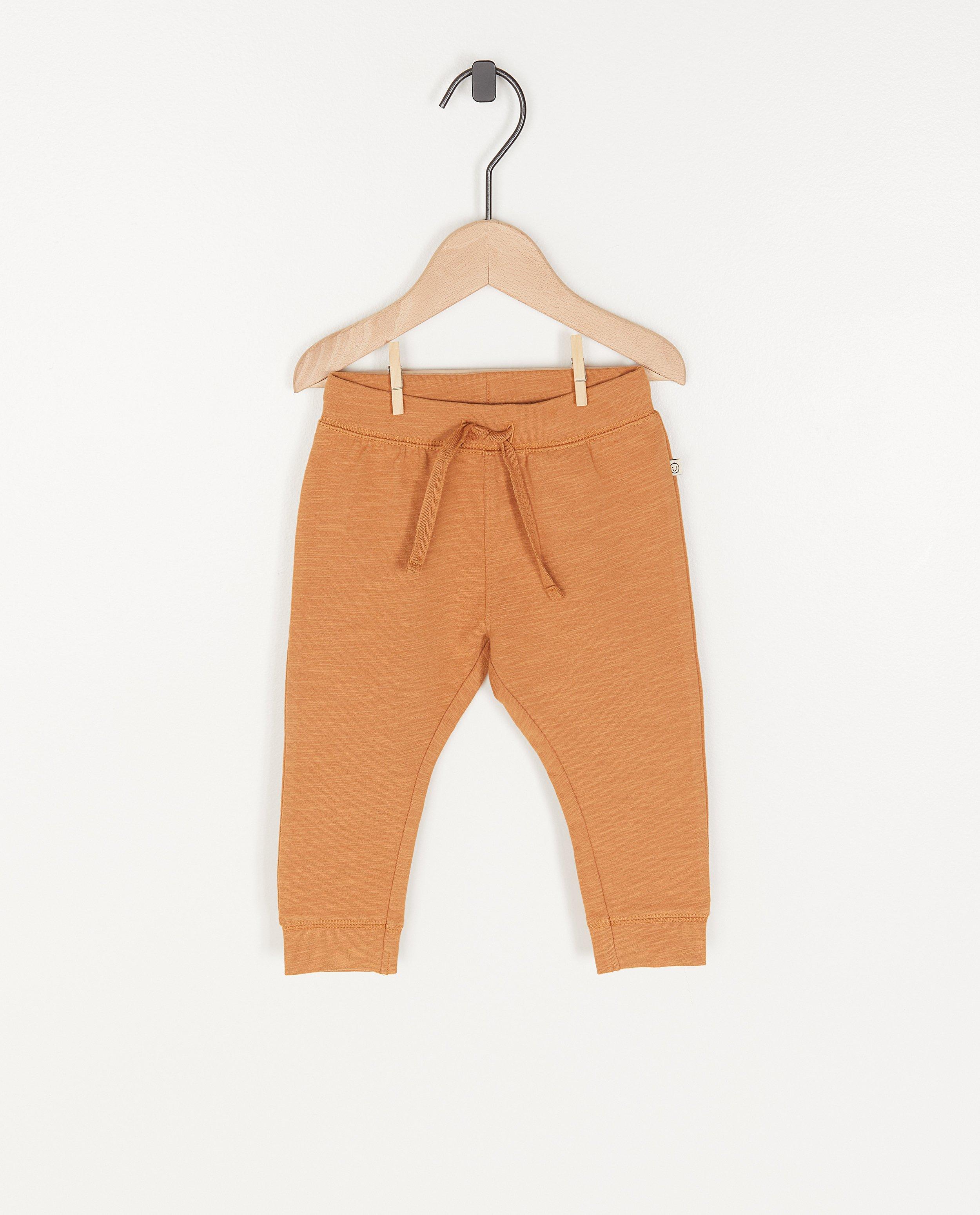 Unisex sweatbroekje in bruin - null - Cuddles and Smiles