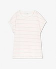 T-shirts - Wit T-shirt met strepen Sora