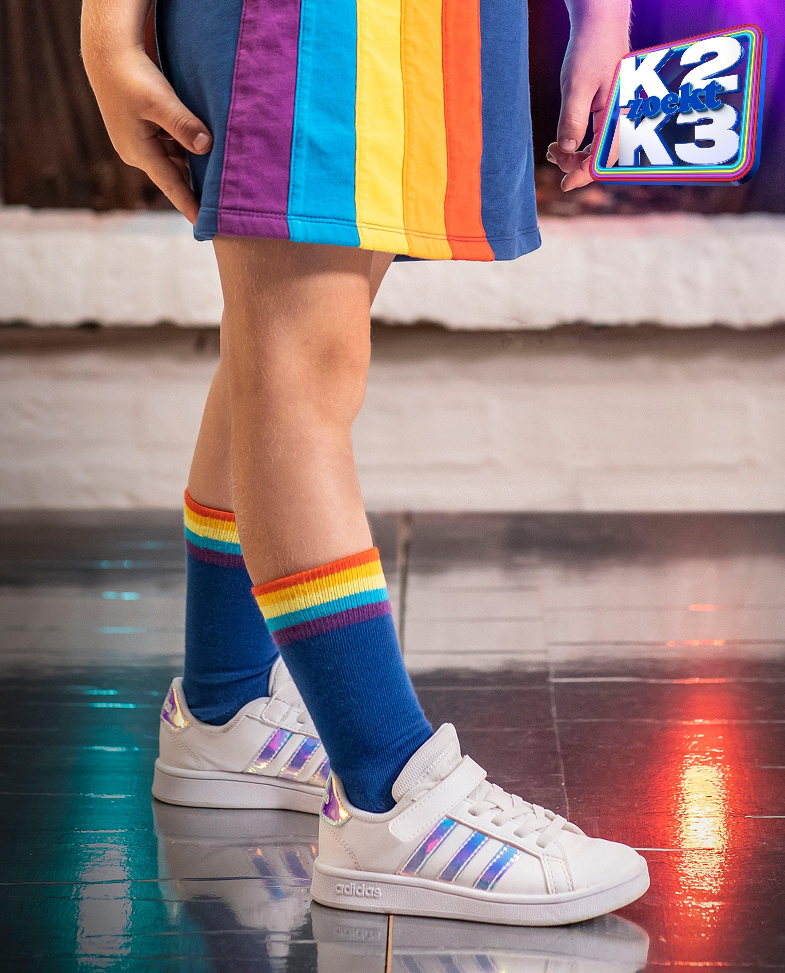 Blauwe kousen - Nieuwe iconische K3-outfit - K2 zoekt K3 - Milla Star