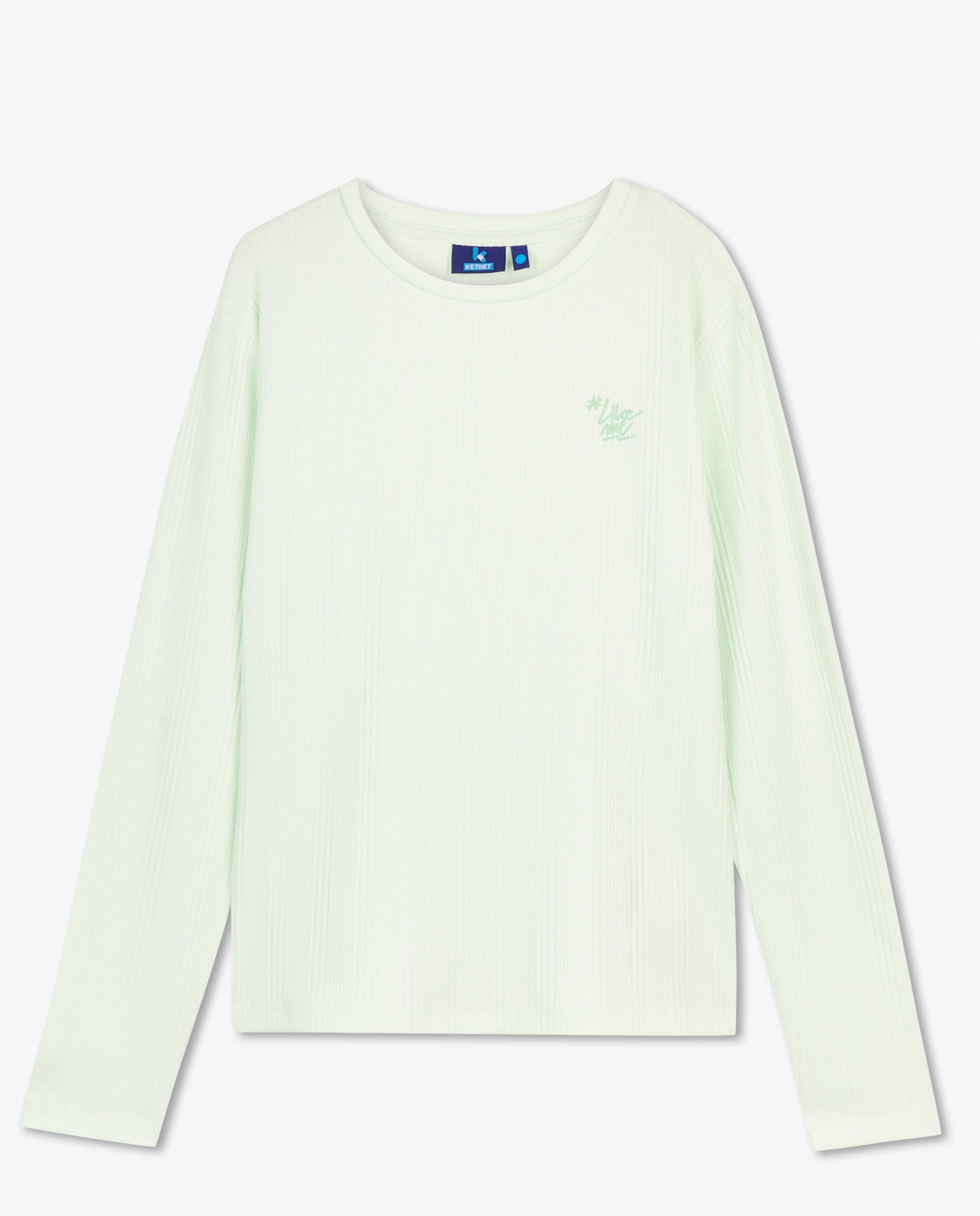 T-shirts - Longsleeve met rib #LikeMe