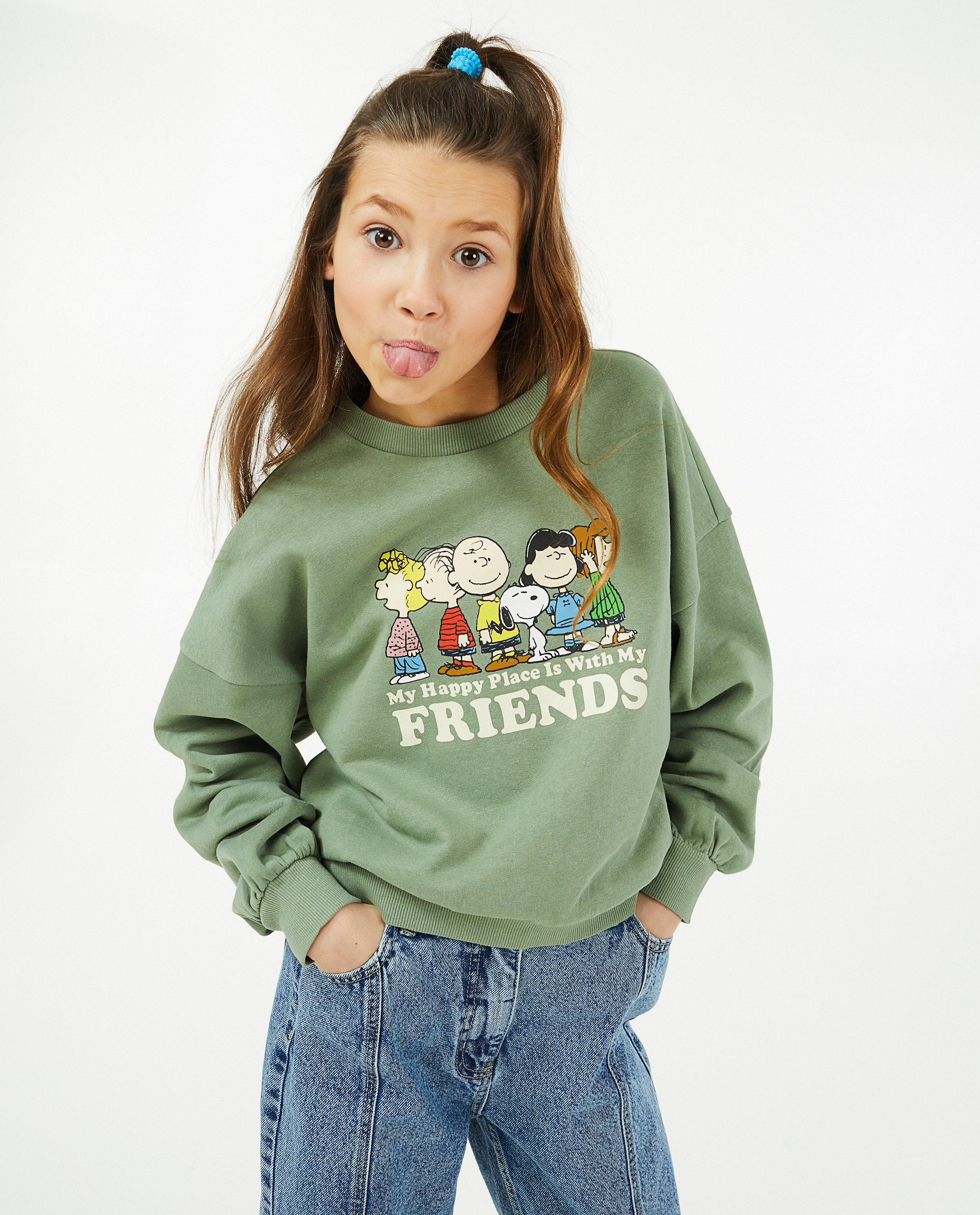 Sweats - Sweat vert « Snoopy »