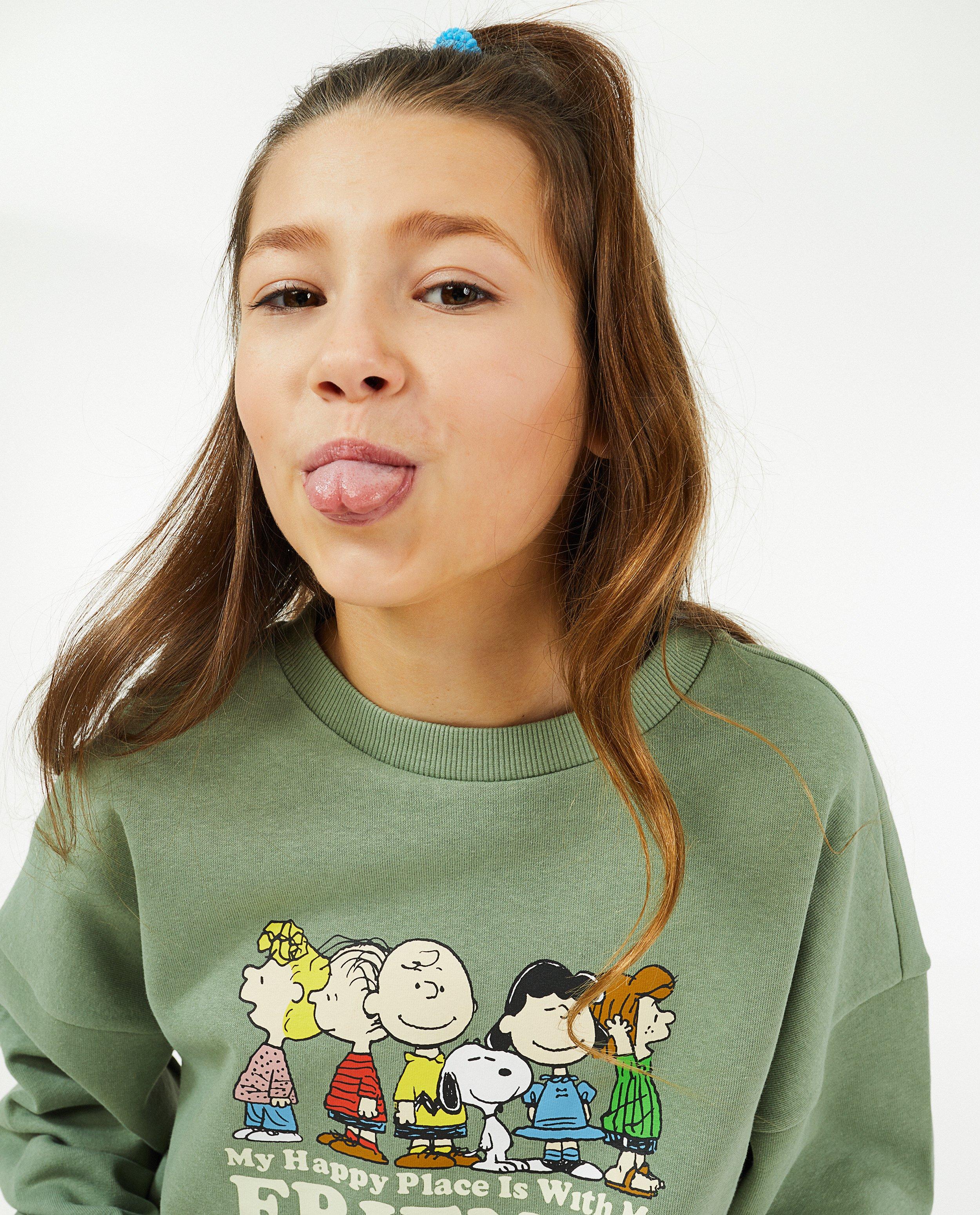 Groene 'Snoopy'-sweater - Product Detail - khaki - afbeelding nummer 4