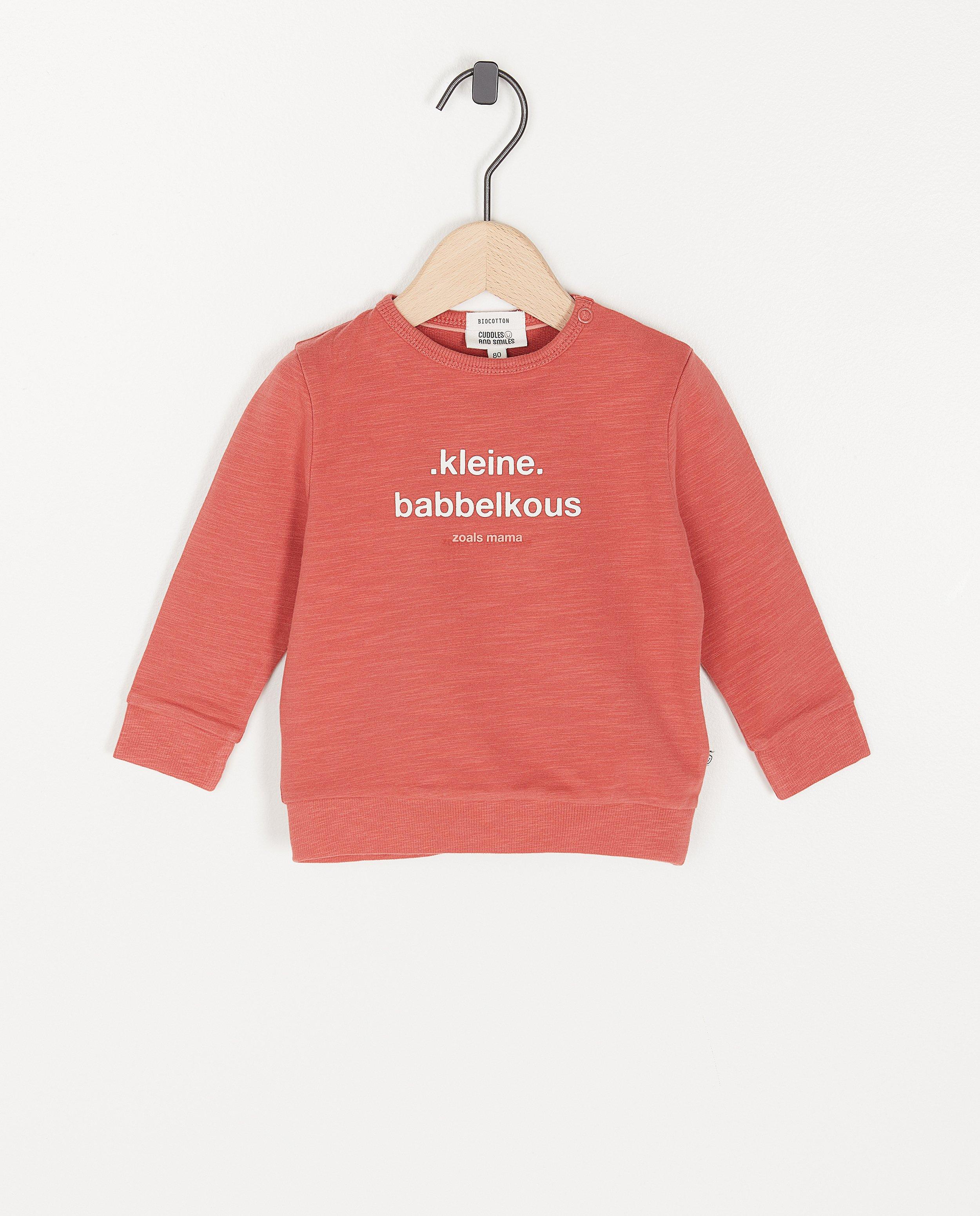 Sweater met opschrift (NL) - null - Cuddles and Smiles