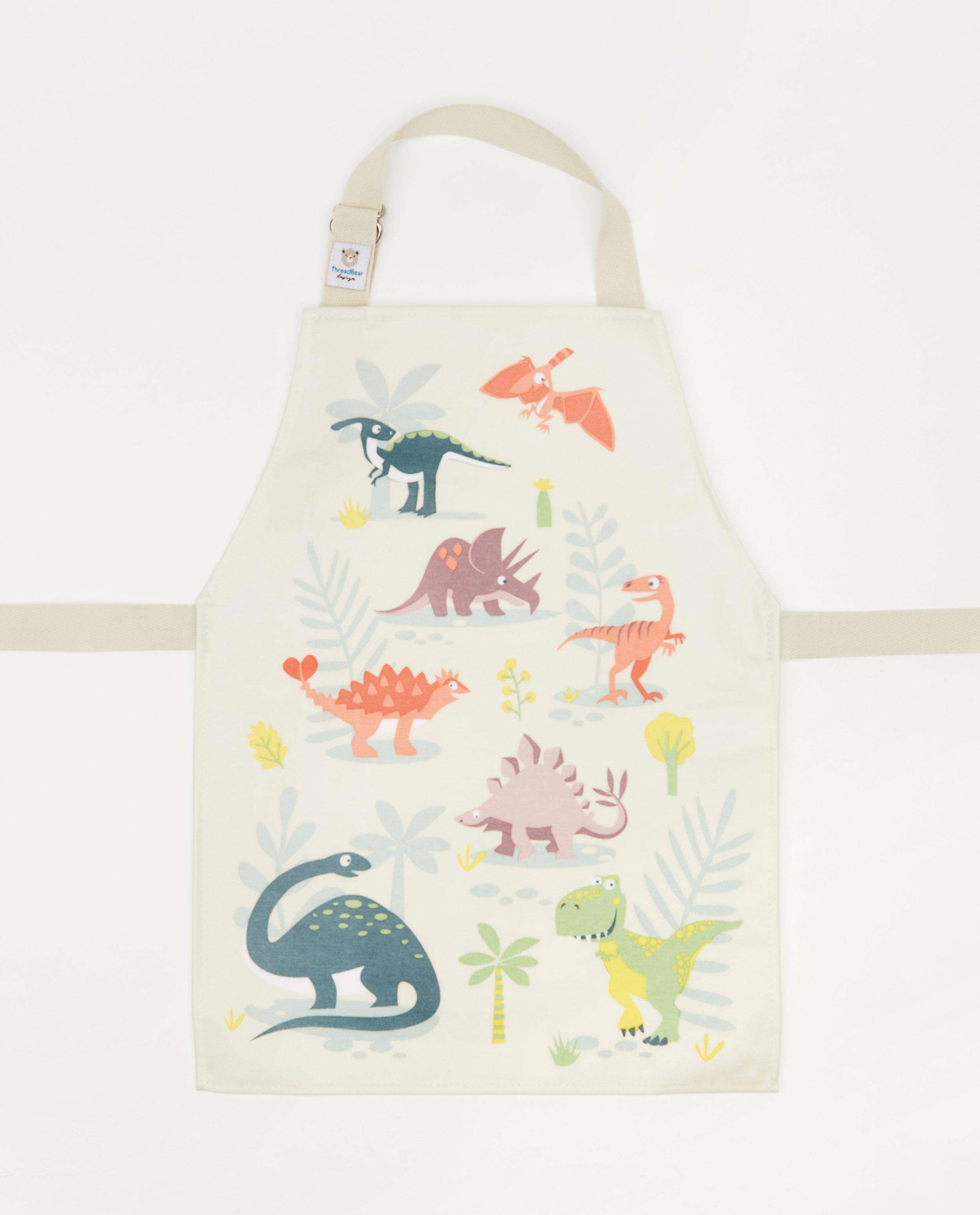 Dino-schort in beige Threadbear - met TPU-coating - Threadbear
