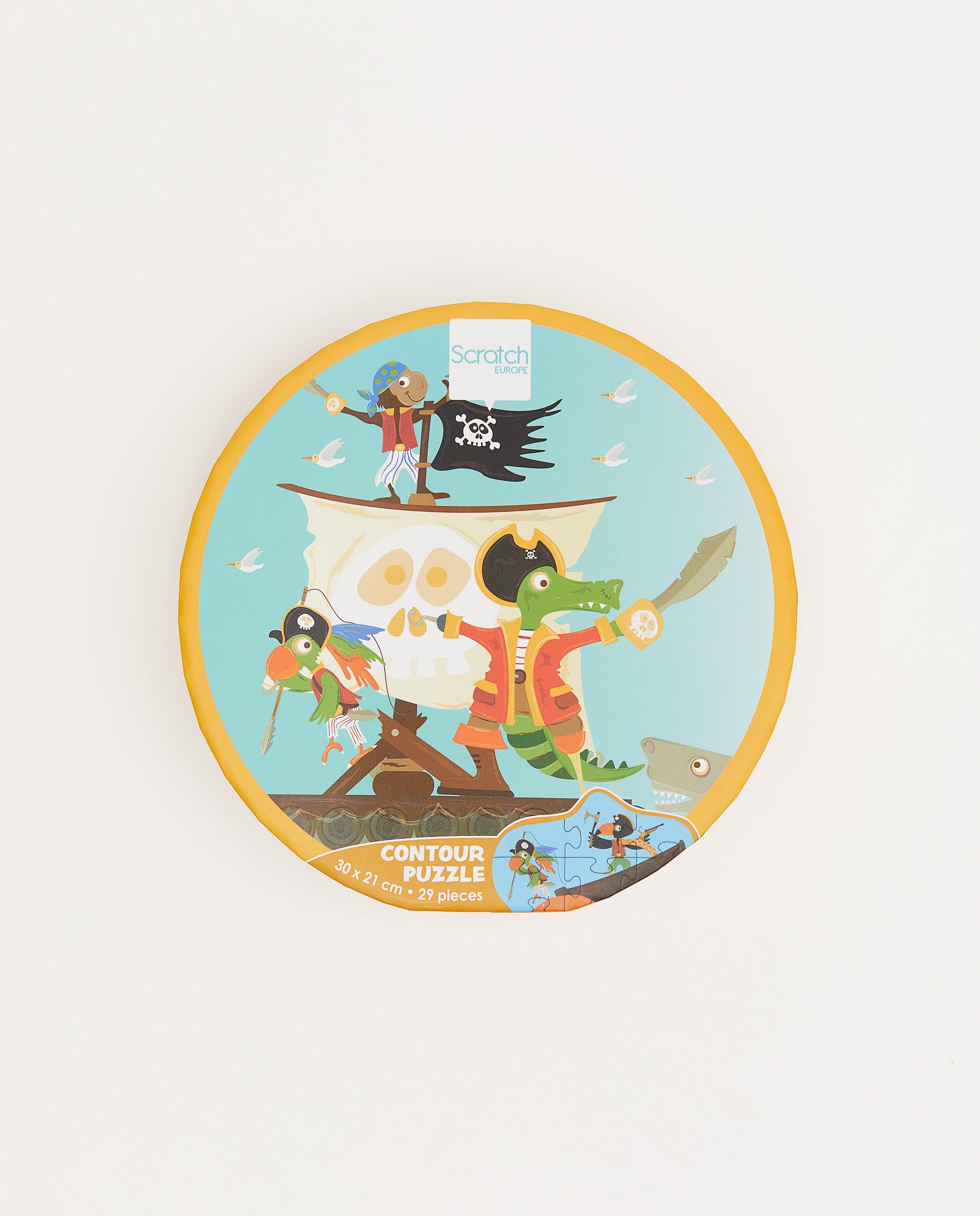Contour puzzel 'piraat' Scratch Europe - 29 stukjes - Scratch Europe