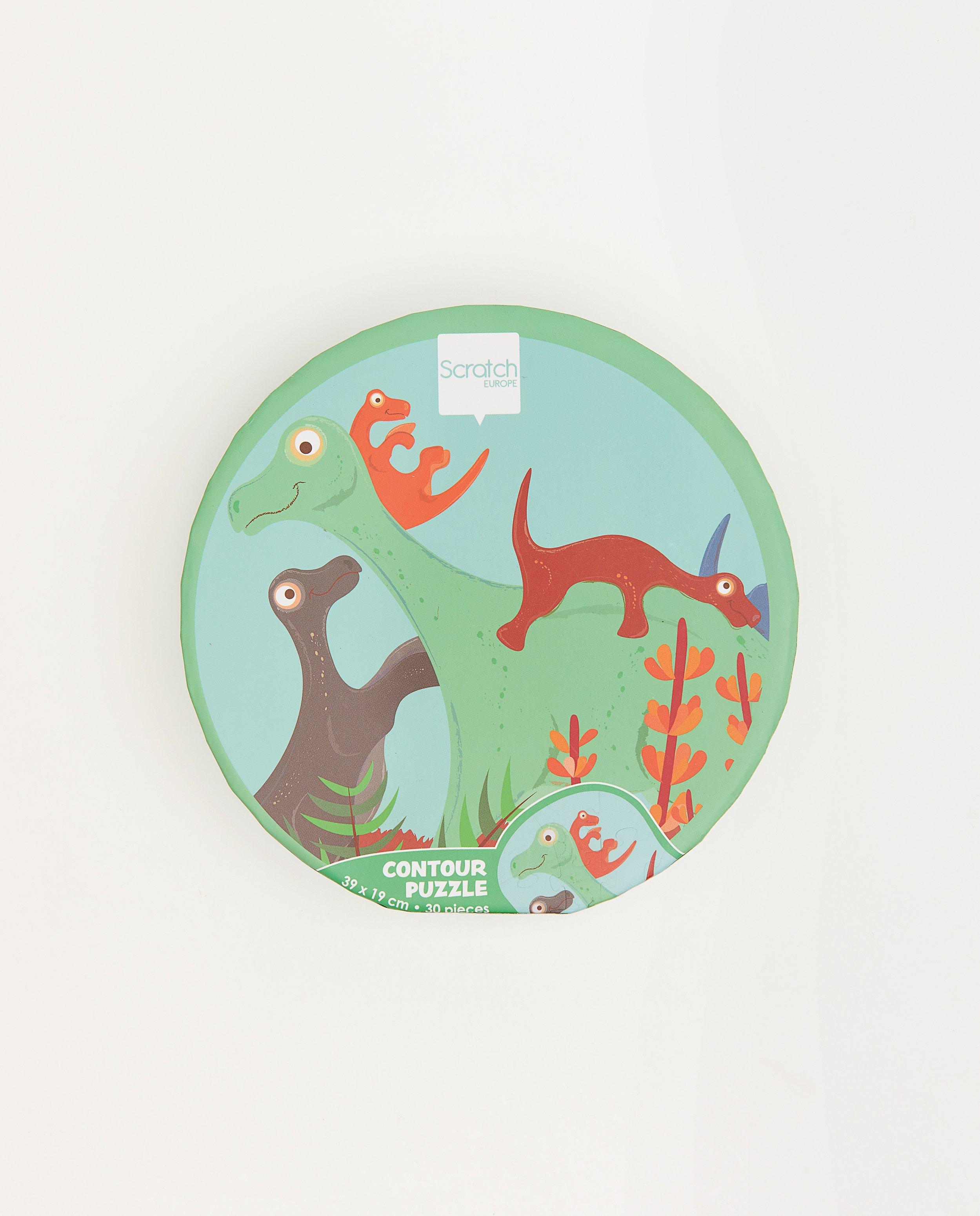 Puzzle contour « Dino » Scratch Europe - 30 pièces - Scratch Europe