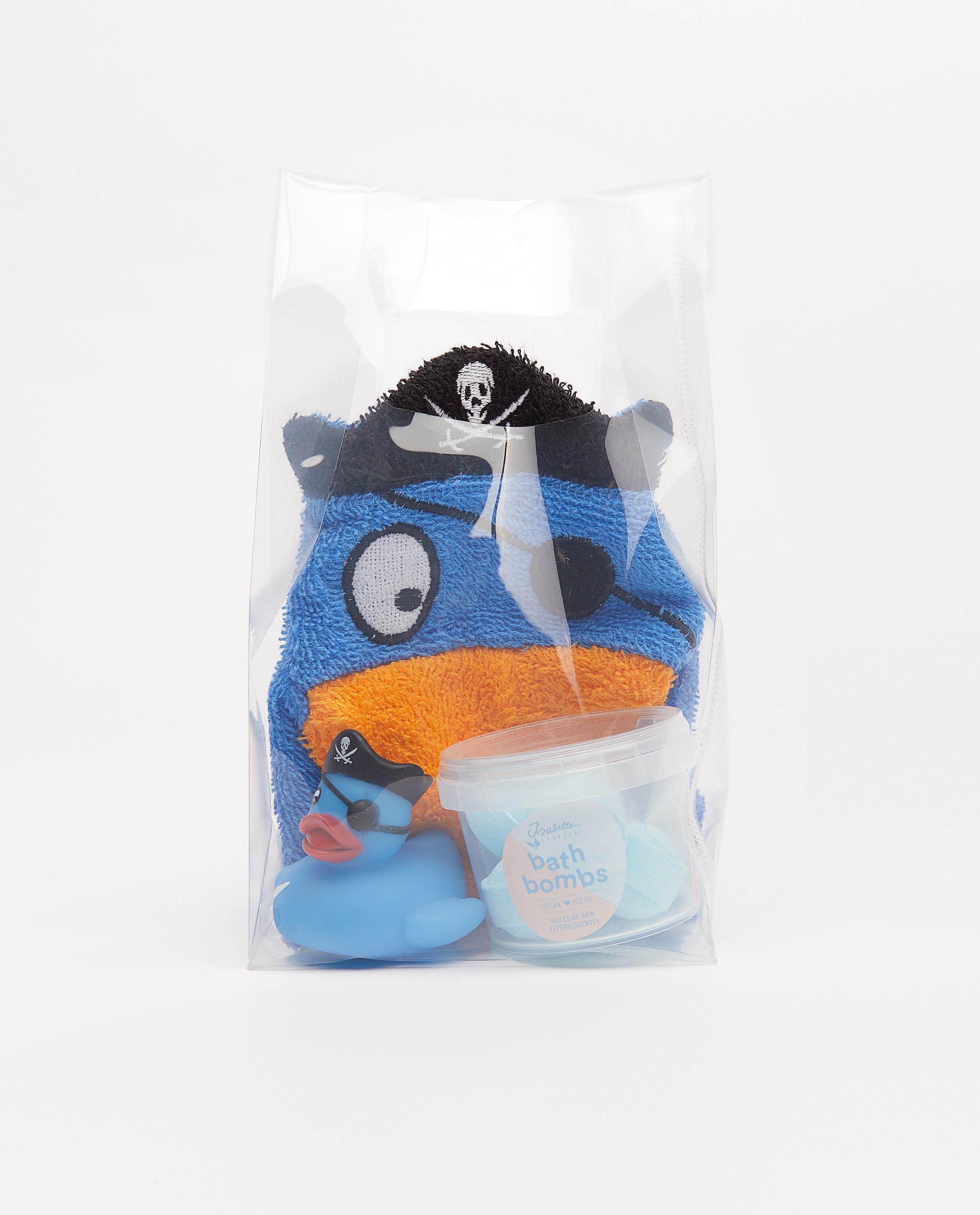 Coffret-cadeau - bleu Isabelle Laurier - avec un pirate - Isabelle Laurier