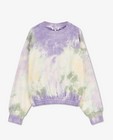 Sweaters - Lila sweater met tie dye