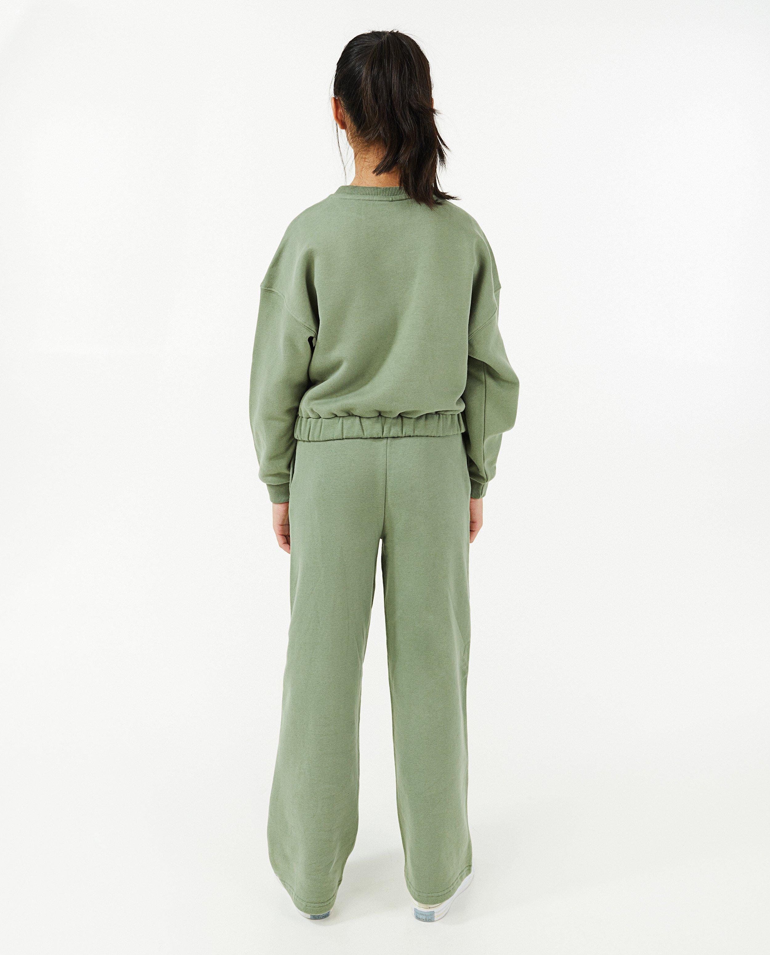 Sweats - Sweat vert à imprimé 