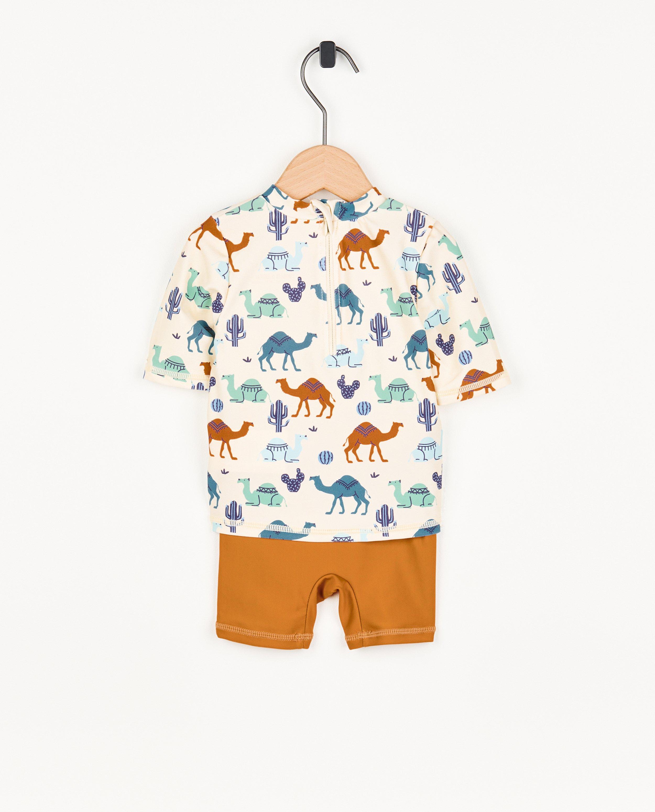 Zwemset met print SPF 50 - Product Detail - lichtbeige - afbeelding nummer 2