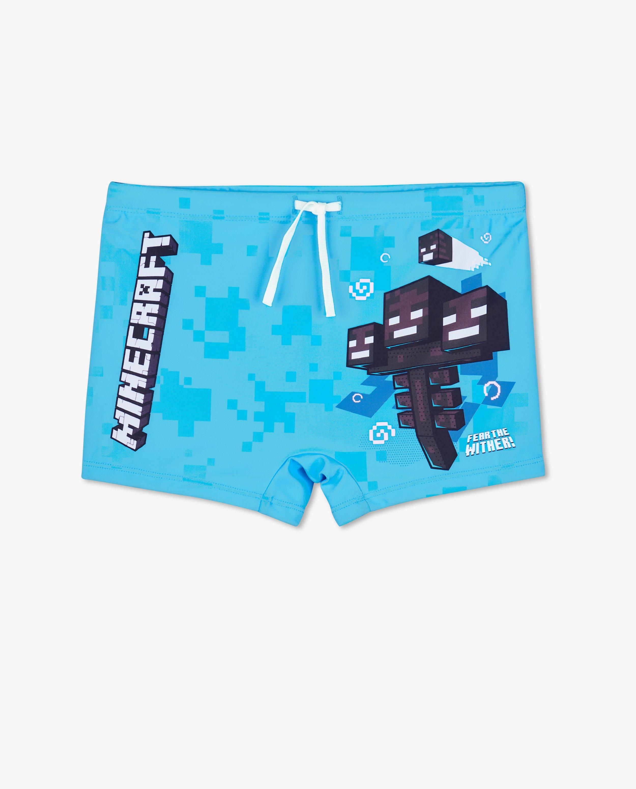 Blauwe zwembroek Minecraft - null - Minecraft