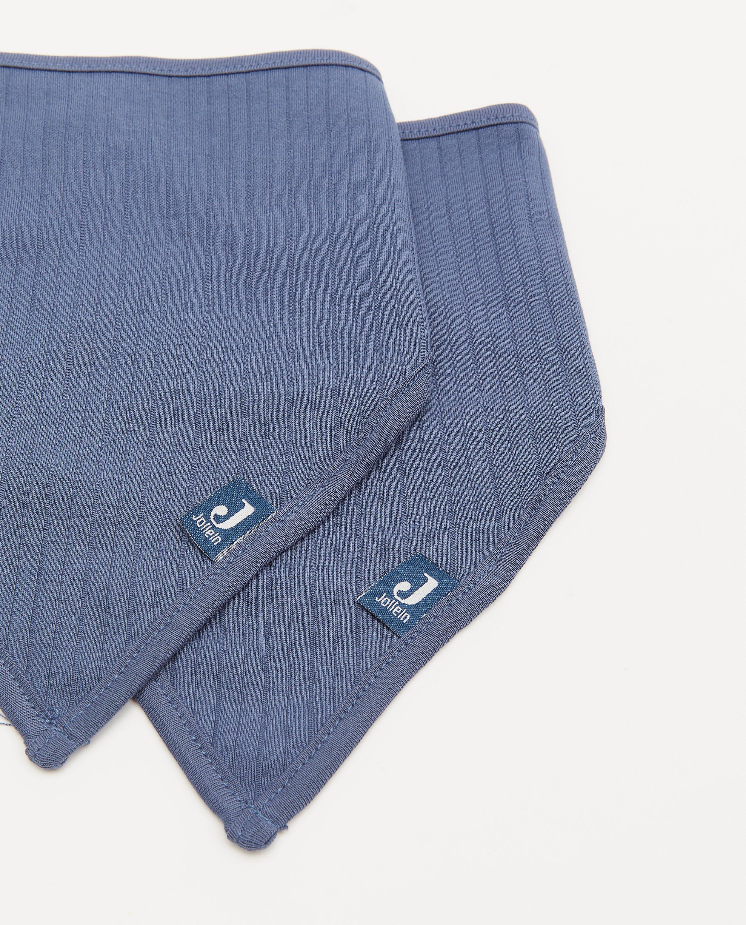 Accessoires pour bébés - Lot de 2 bandanas Bib bleus Jollein