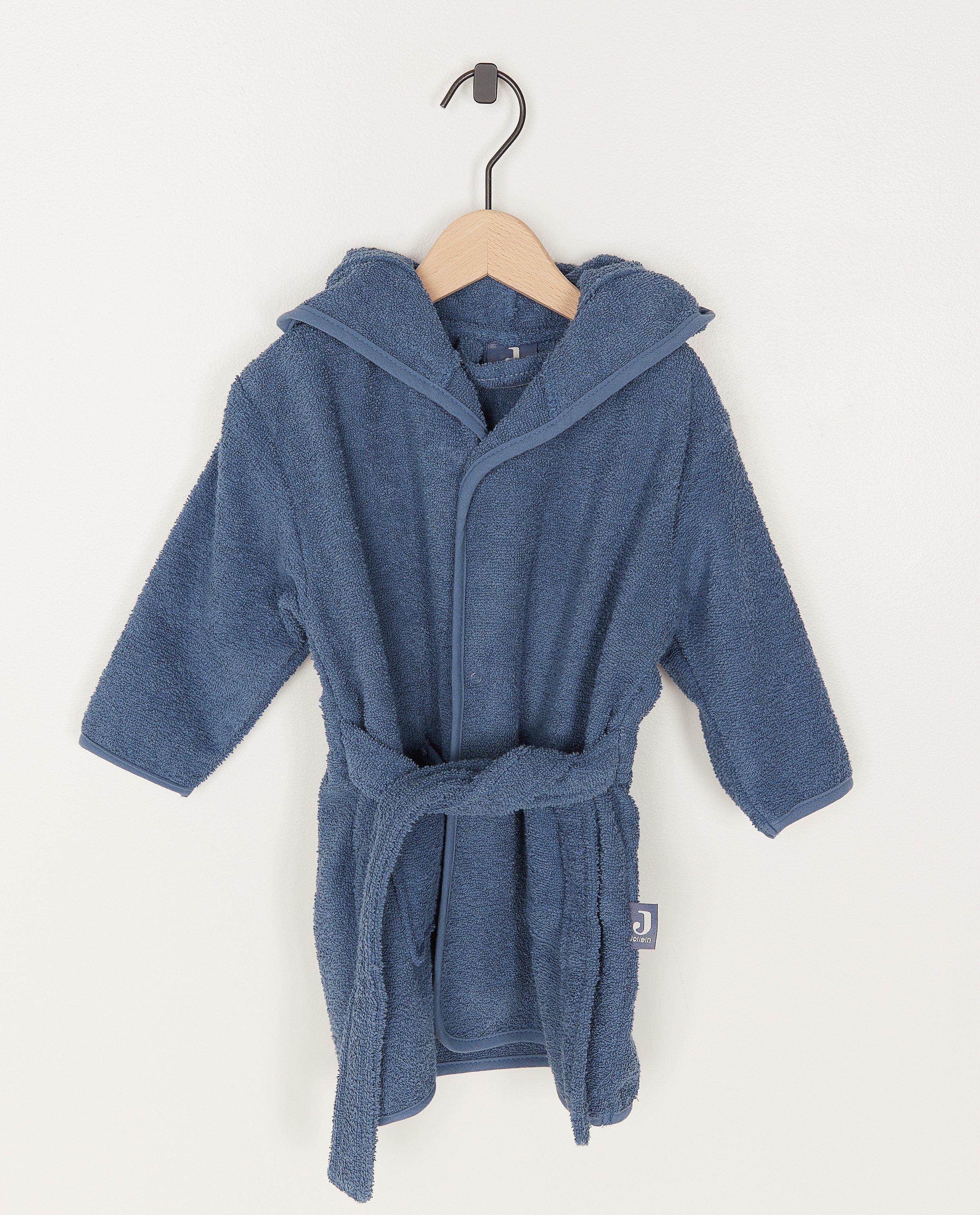 Blauwe unisex badjas Jollein - Product Detail - blauw - afbeelding nummer 1
