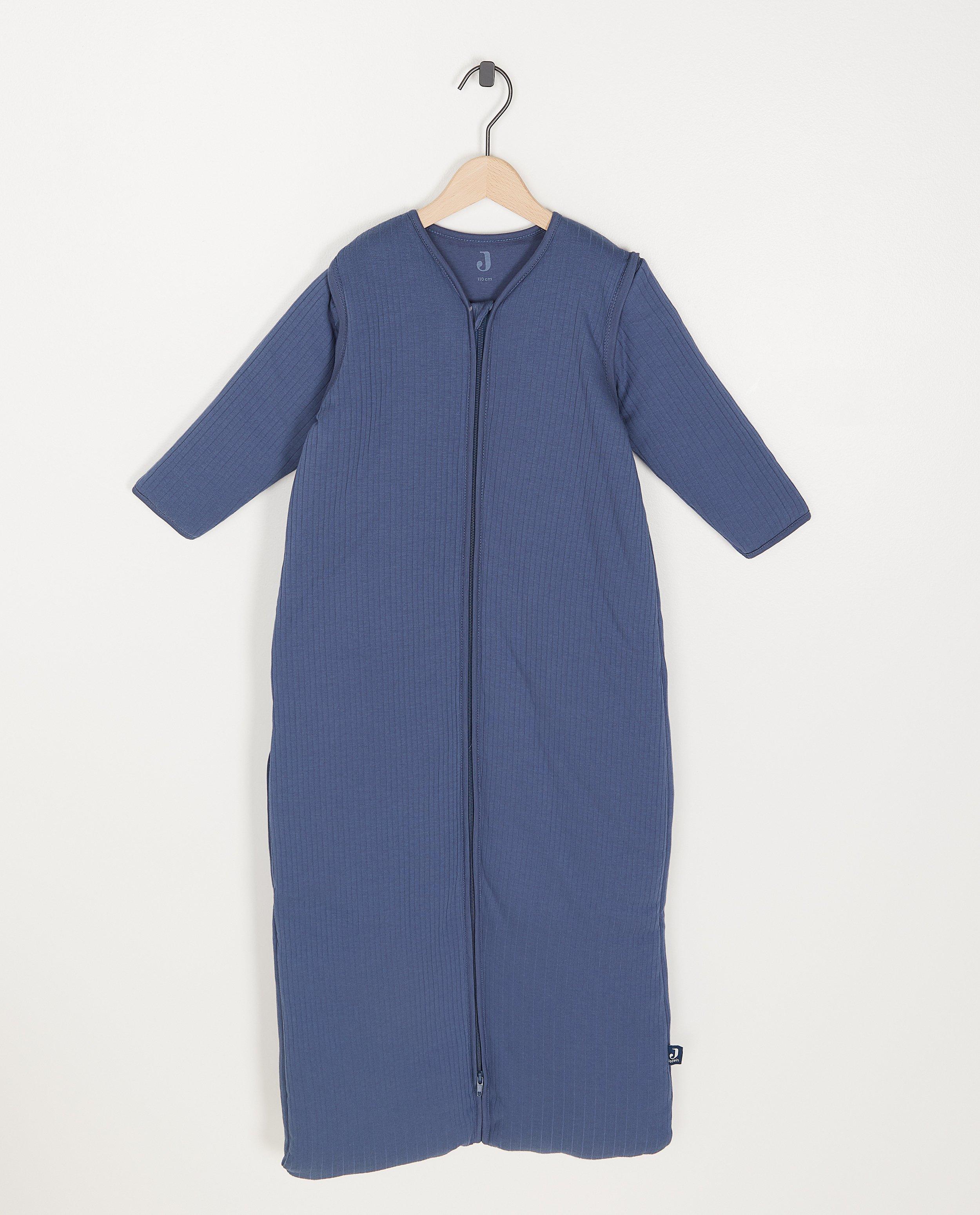 Blauwe slaapzak Jollein - 110 cm - met rib - Jollein