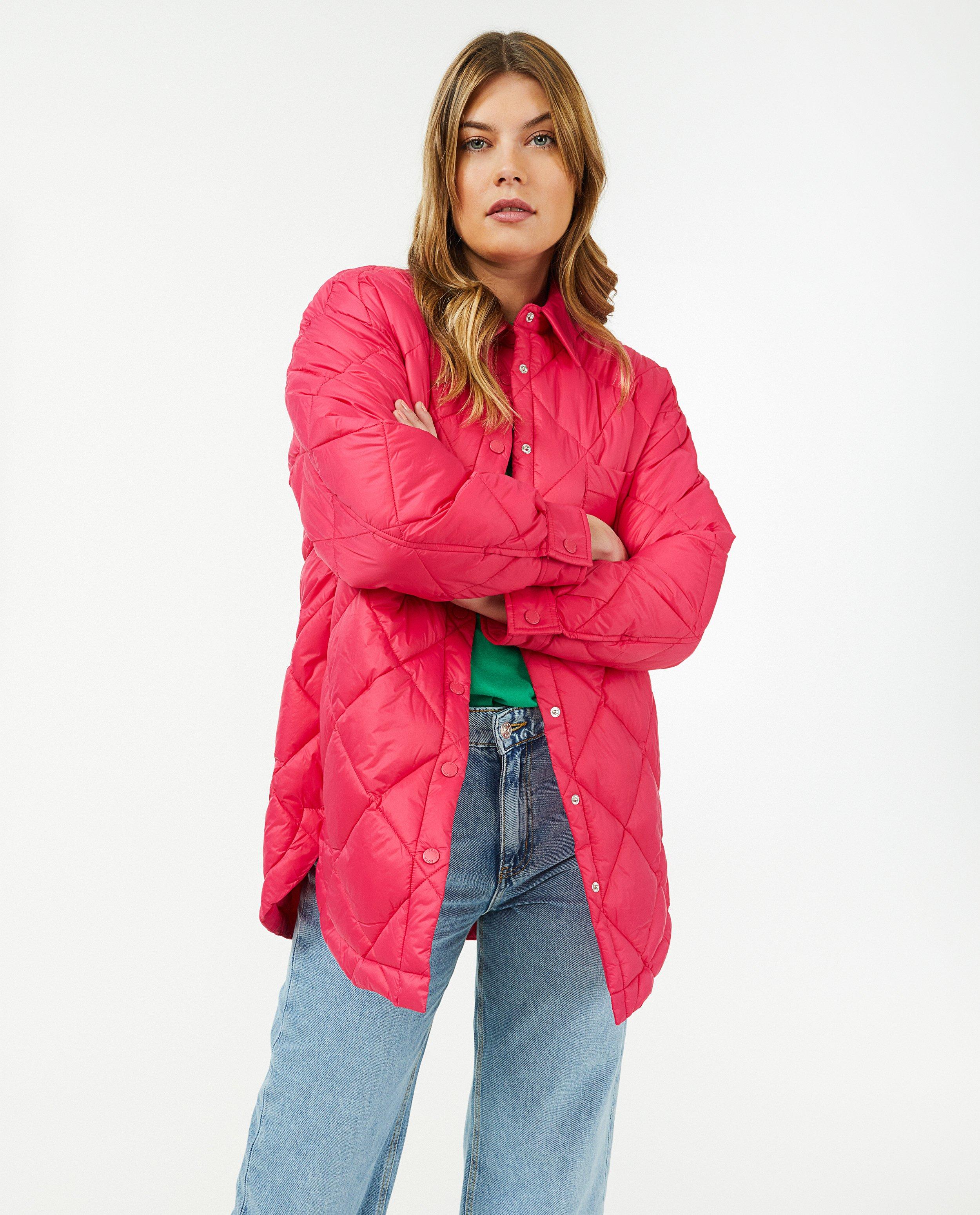 Zomerjassen - Quilted jasje in fuchsia