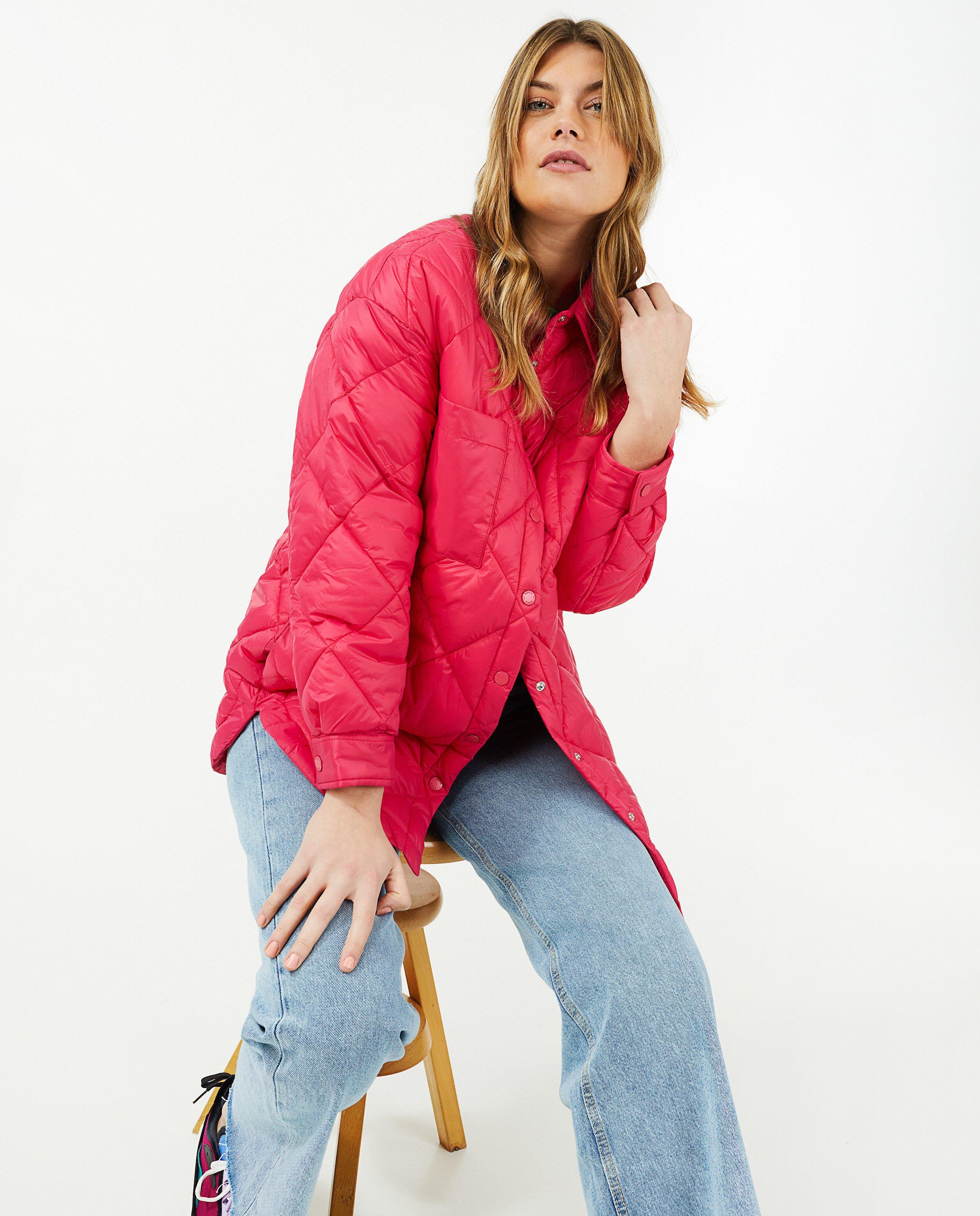 Zomerjassen - Quilted jasje in fuchsia