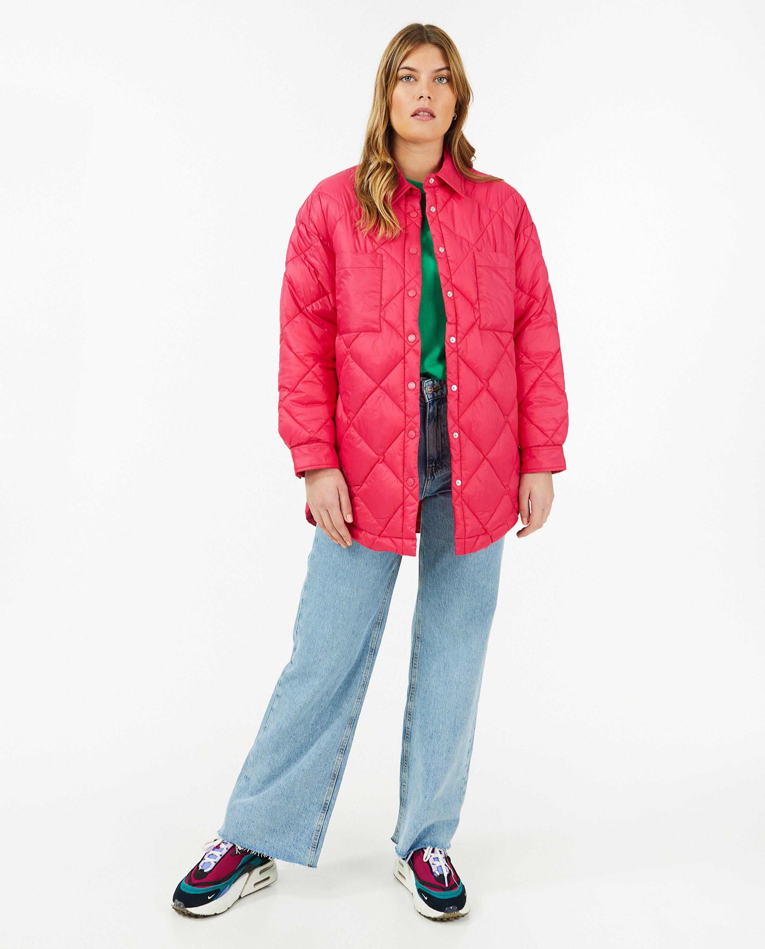 Zomerjassen - Quilted jasje in fuchsia
