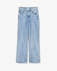 Jeans - Blauwe wide leg jeans Inez