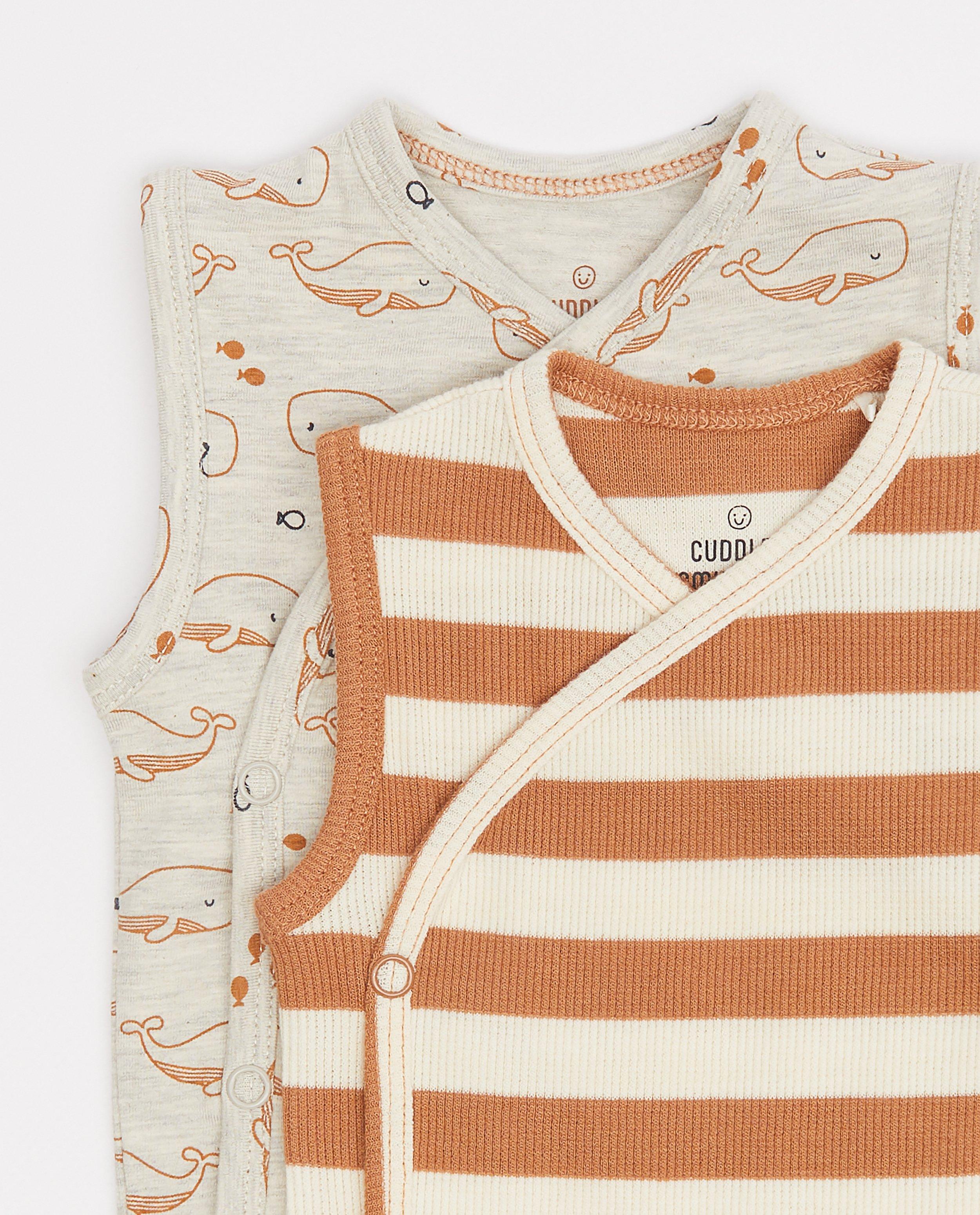 Onesies - Set van 2 overslagrompertjes