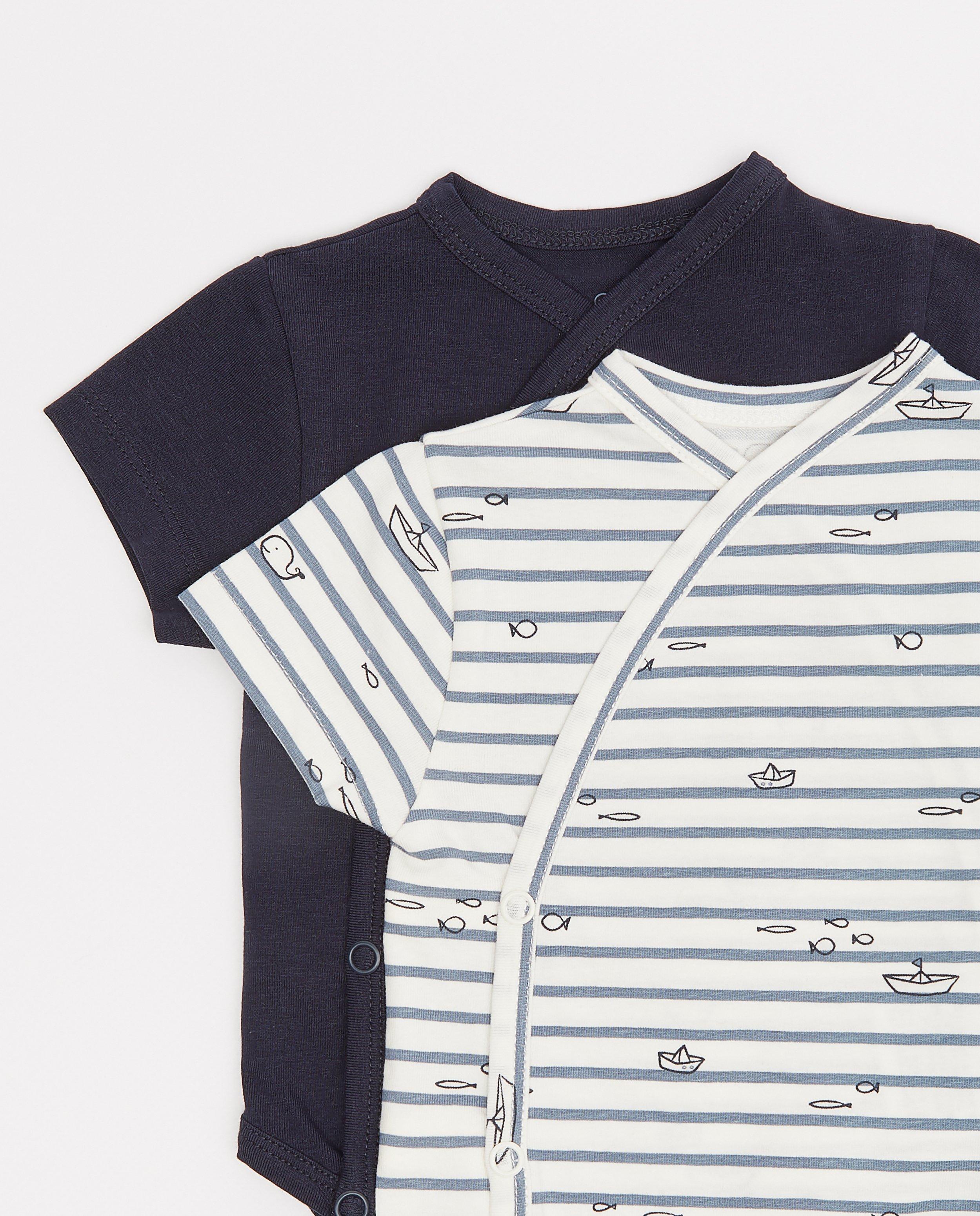 Onesies - Lot de 2 bodys croisés