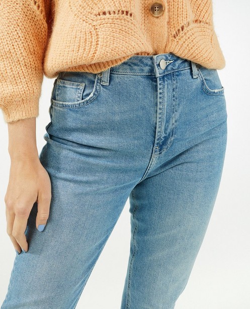 Jeans - Blauwe mom jeans Pieces