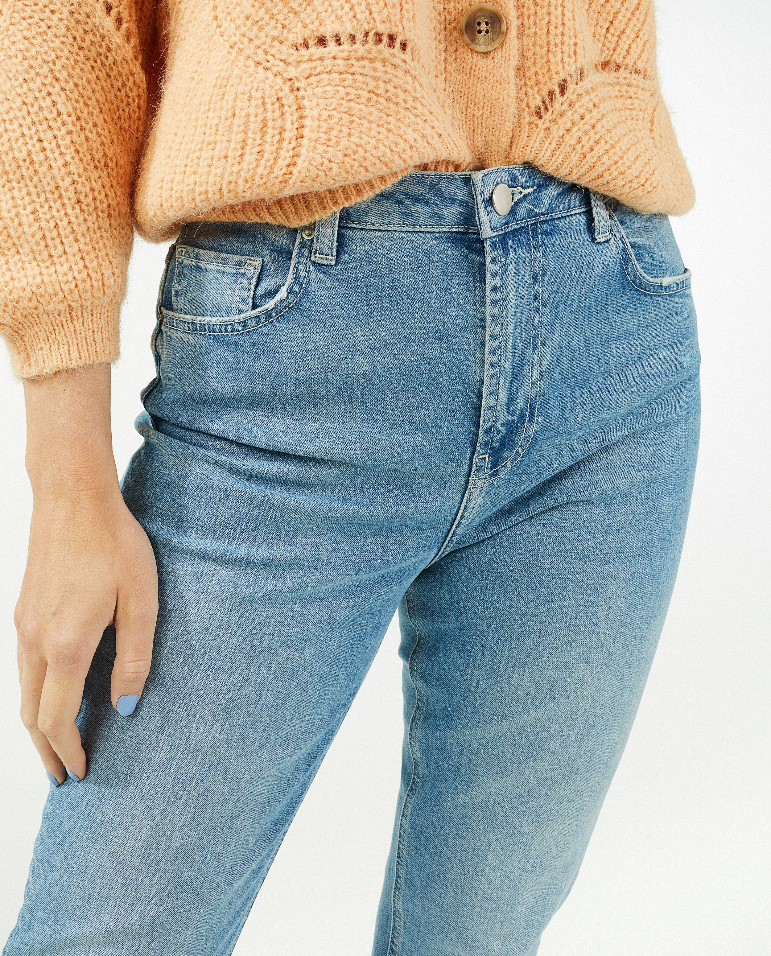 Jeans - Jeans mom bleu Pieces