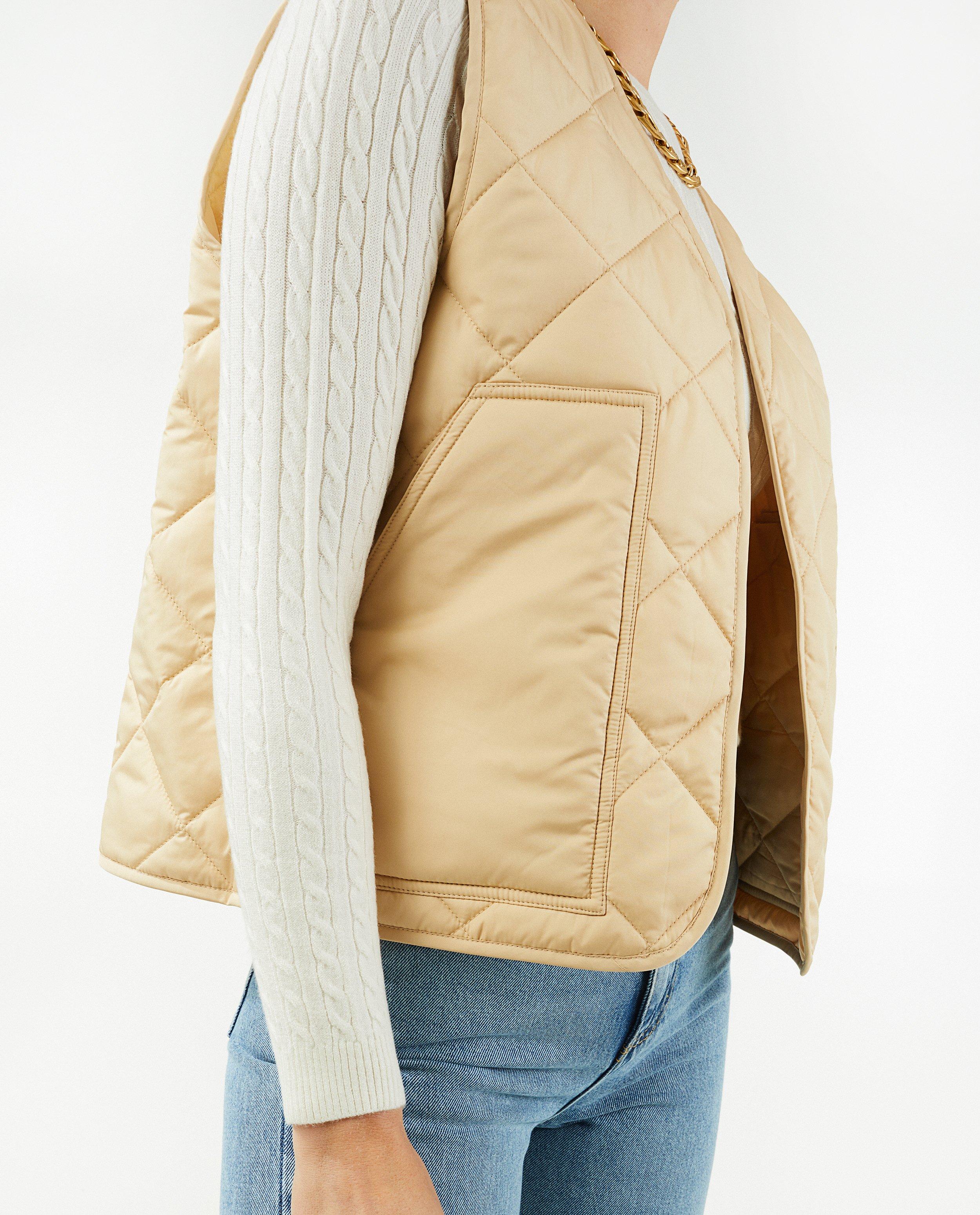 Blazers - Beige quilted vest Sora