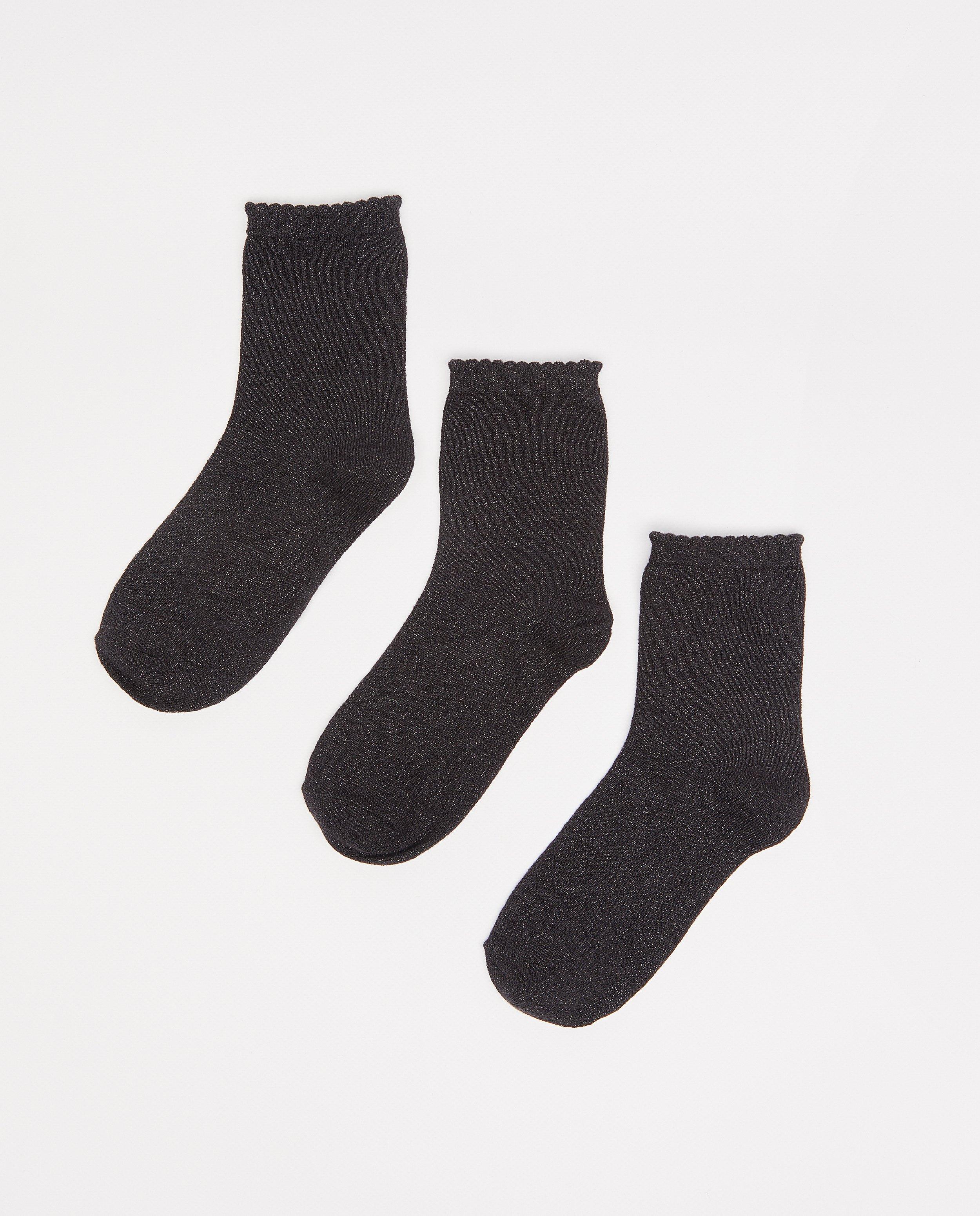 Chaussettes avec fil métallisé Pieces - null - Pieces