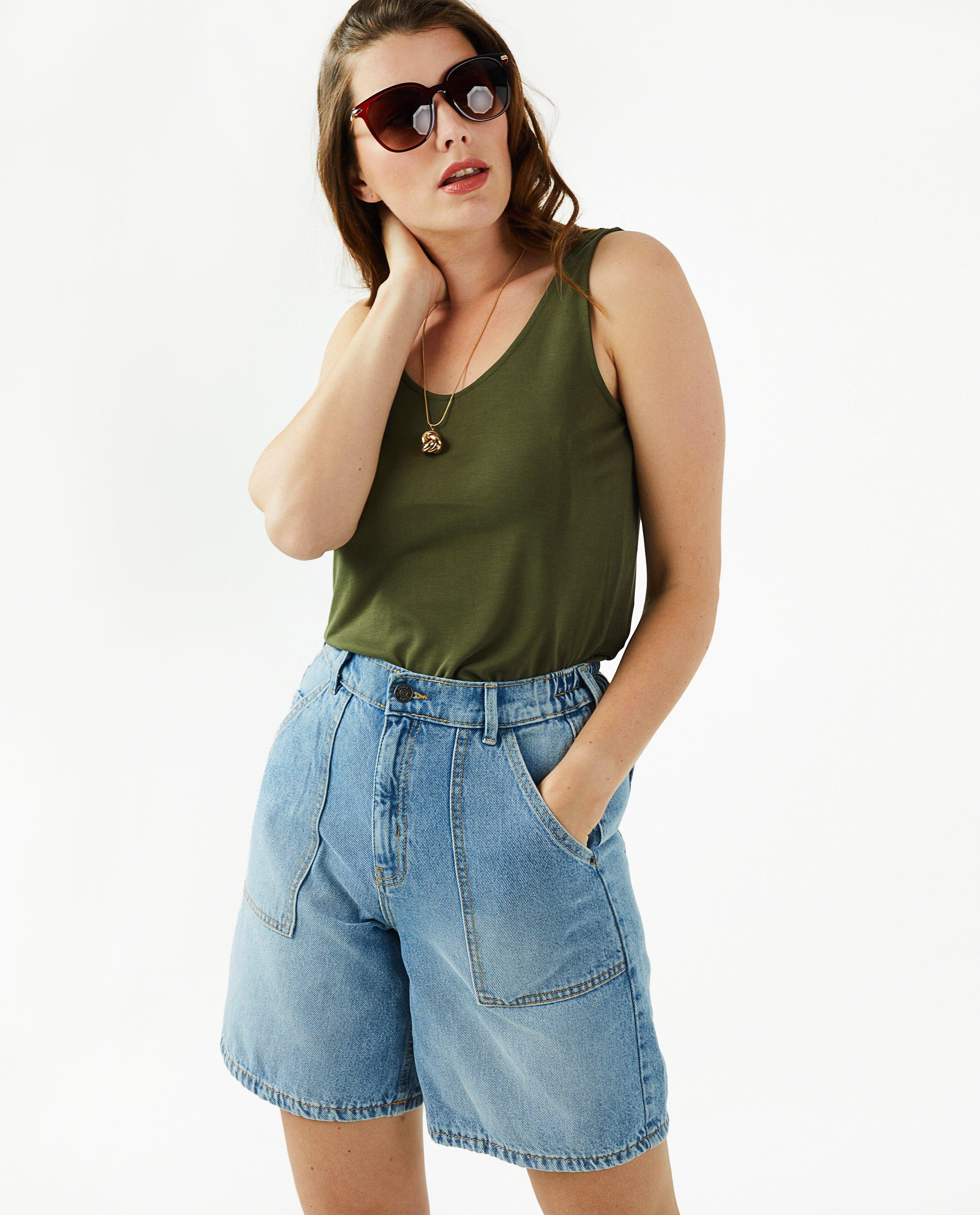 Paarse top Pieces - null - Pieces
