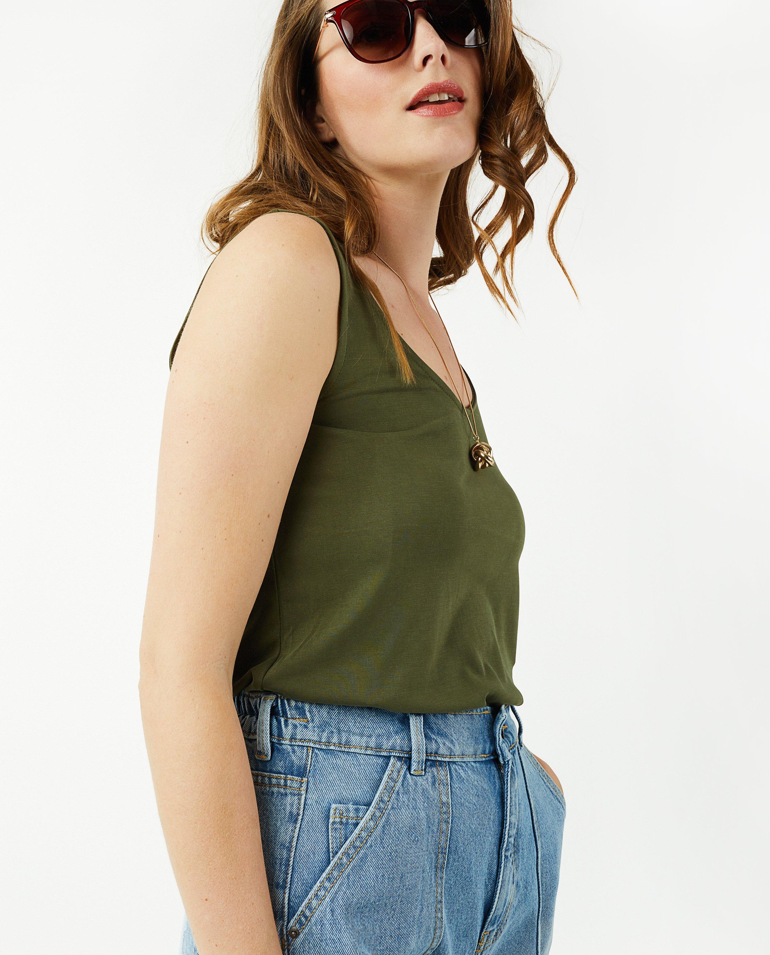 T-shirts - Roze top Pieces