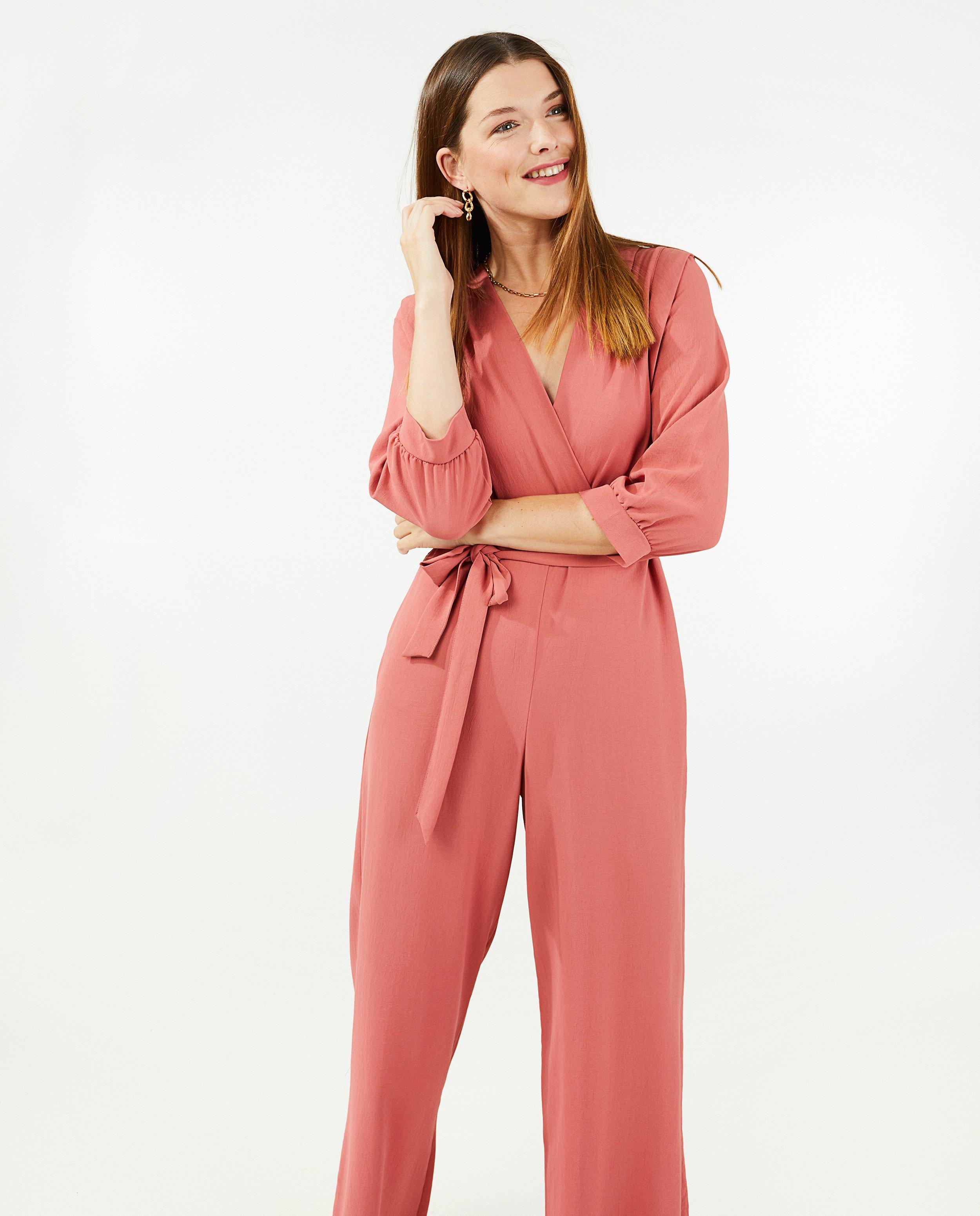 Combinaison rose Sora - D&eacute;tails du produit - rose fonc&eacute; - image num&eacute;ro 3