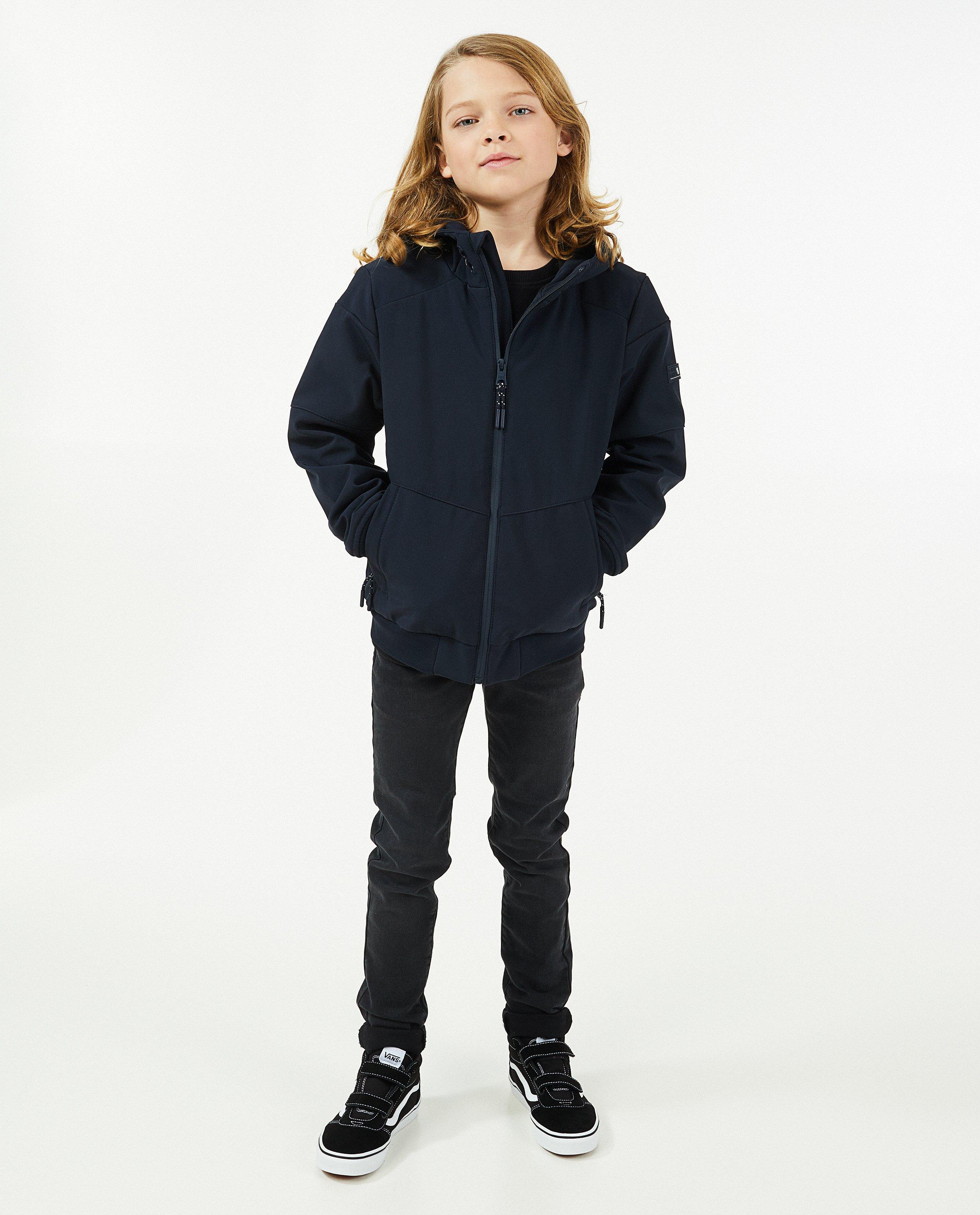 Donkergroene softshell jas - null - Fish & Chips