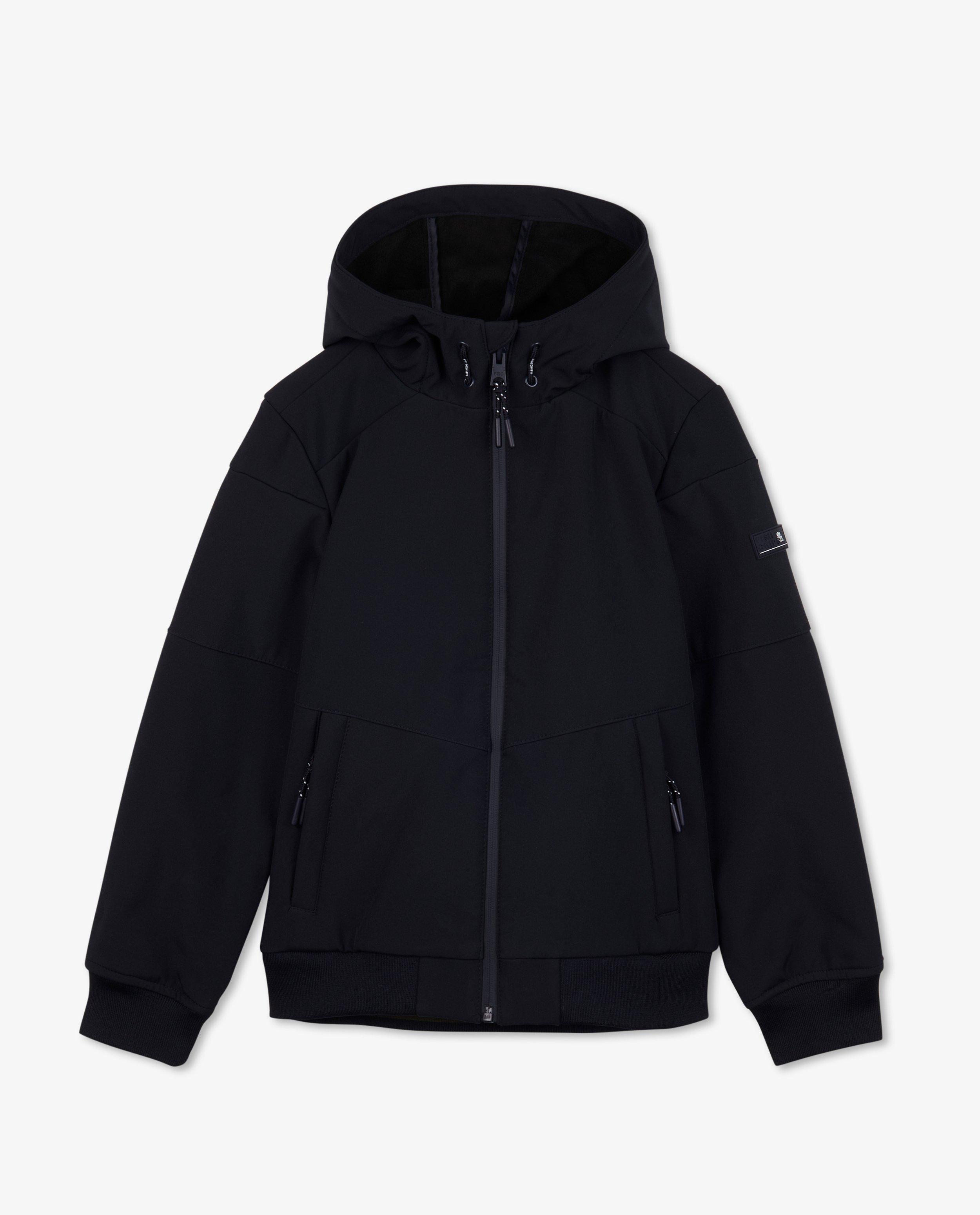 Poncho's en teddy's - Donkergroene softshell jas