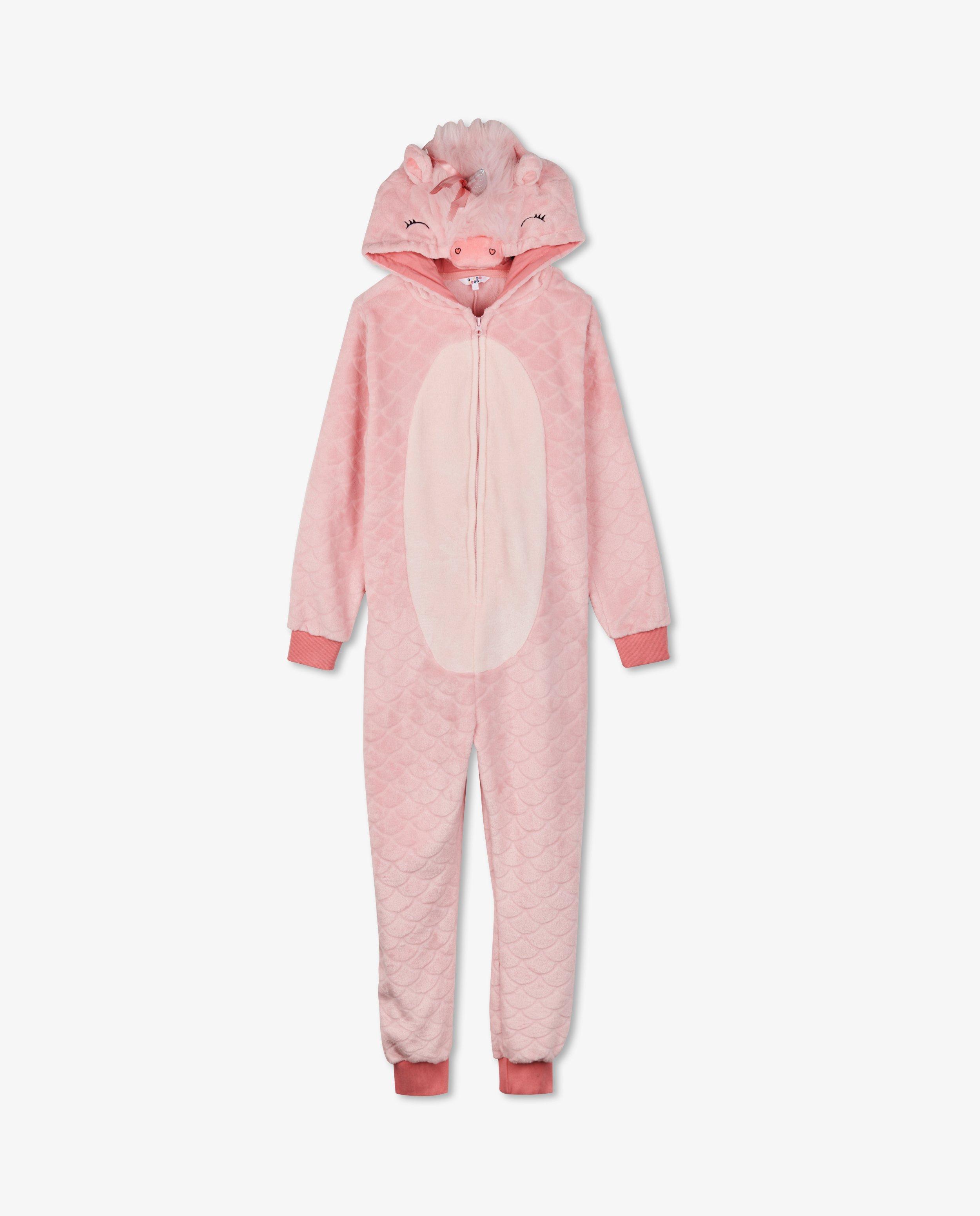 Pyjamas - Combinaison licorne rose