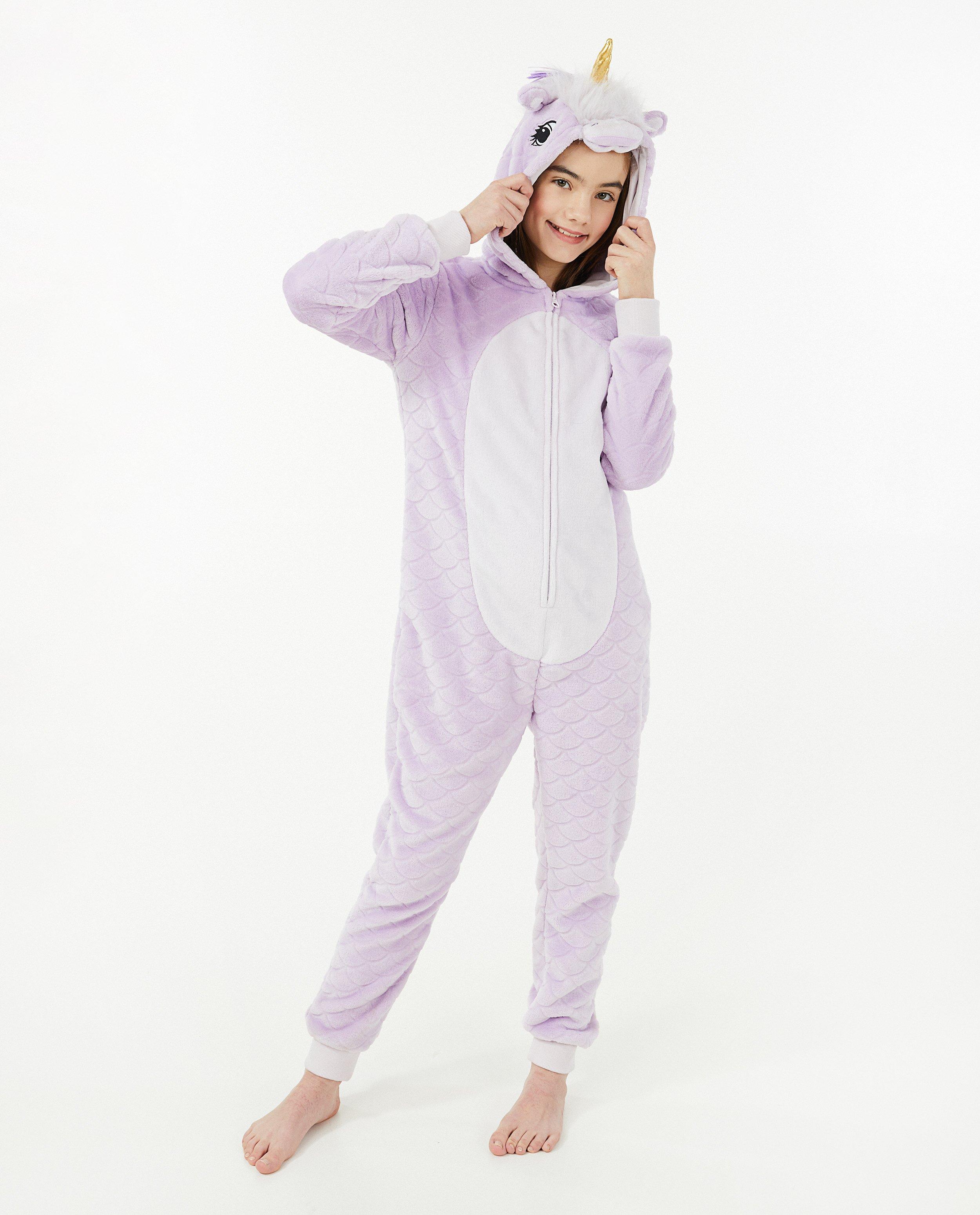 Pyjamas - Combinaison licorne mauve
