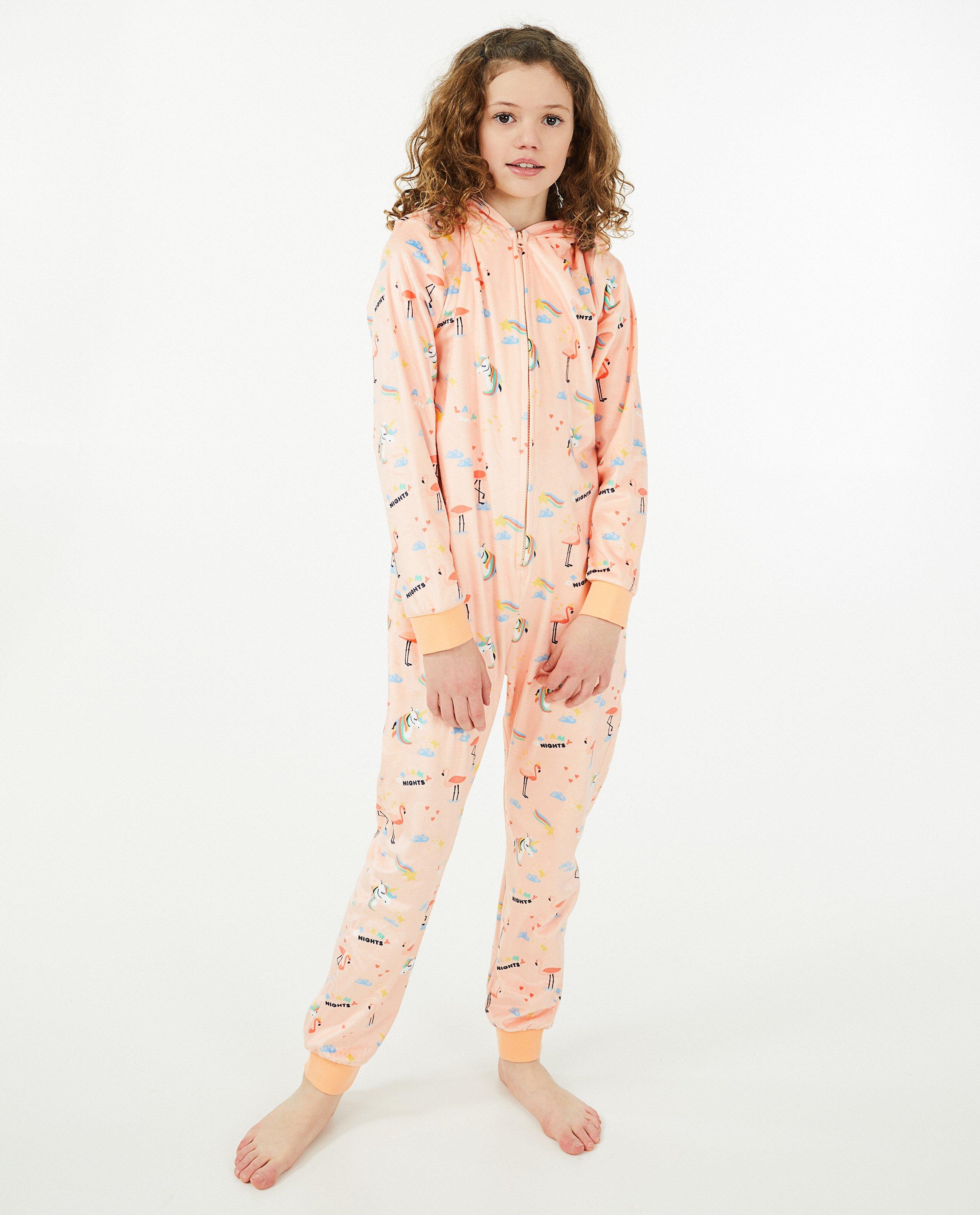 Oranje onesie met print - null - Fish & Chips