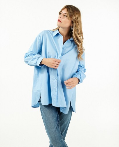 Chemisier oversized bleu Ella Italia Chemisier oversized bleu Ella Italia