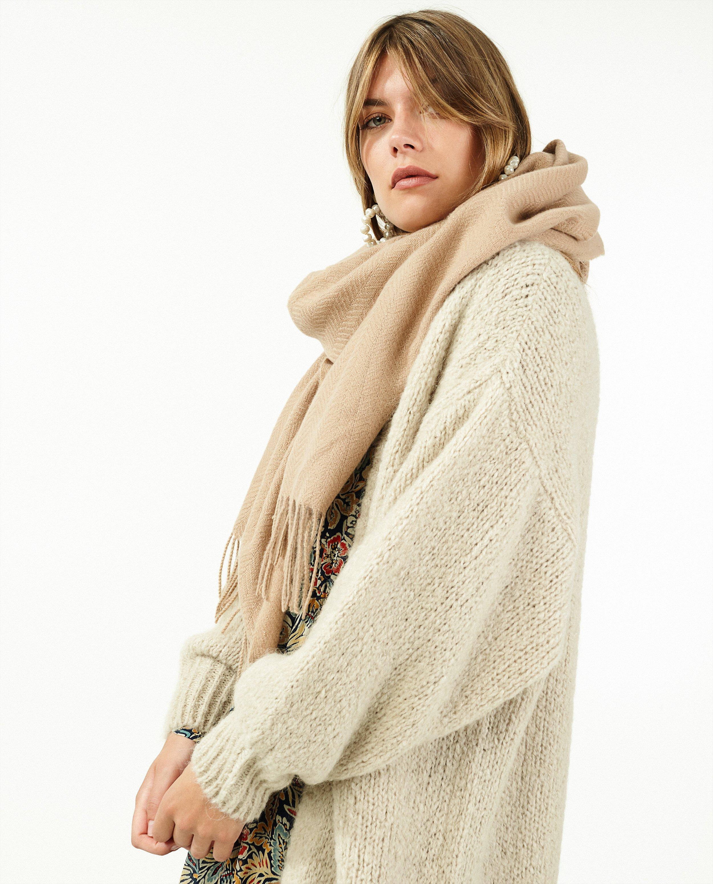 Cardigans - Long cardigan beige
