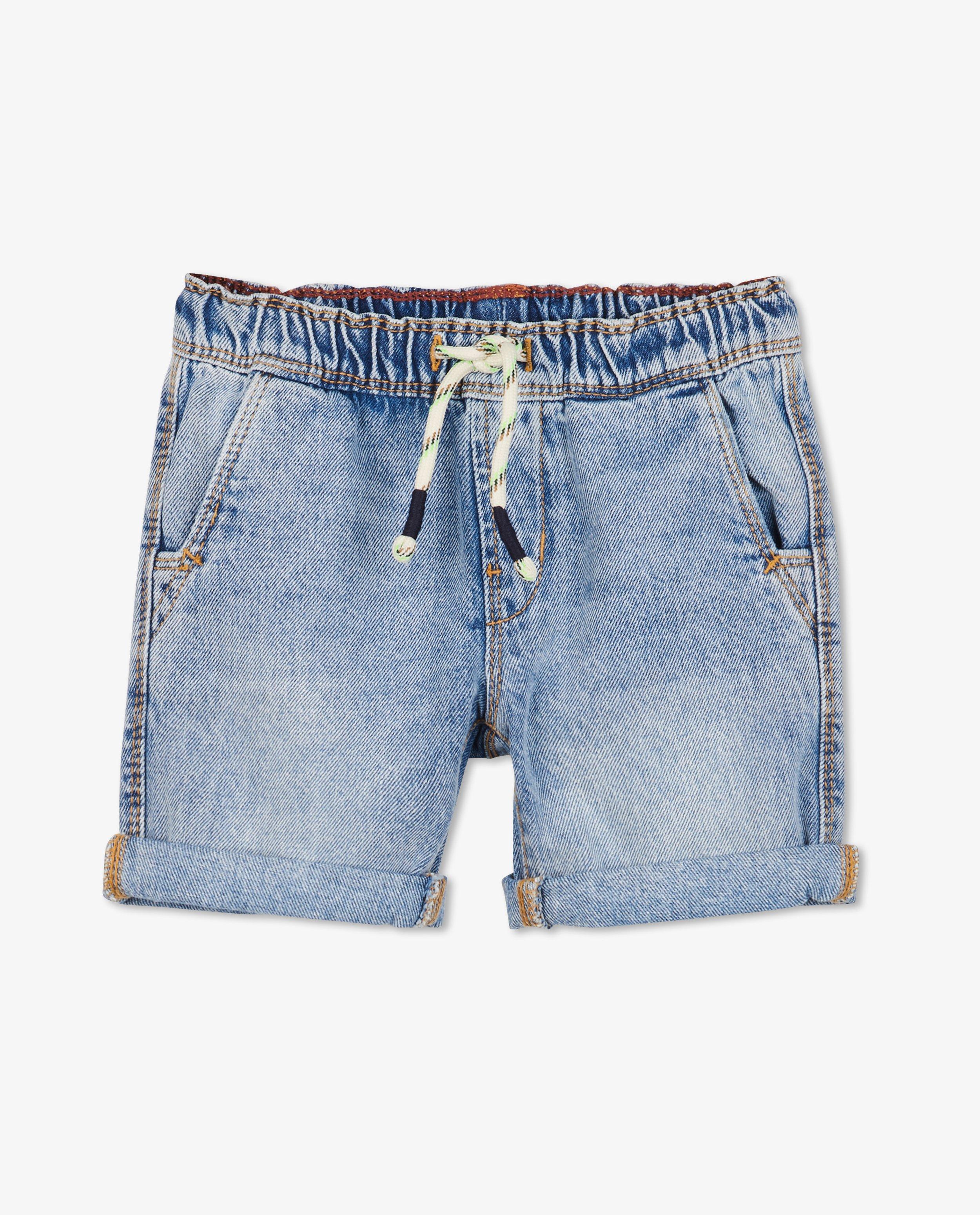 Shorten - Blauwe denim bermuda Wickie