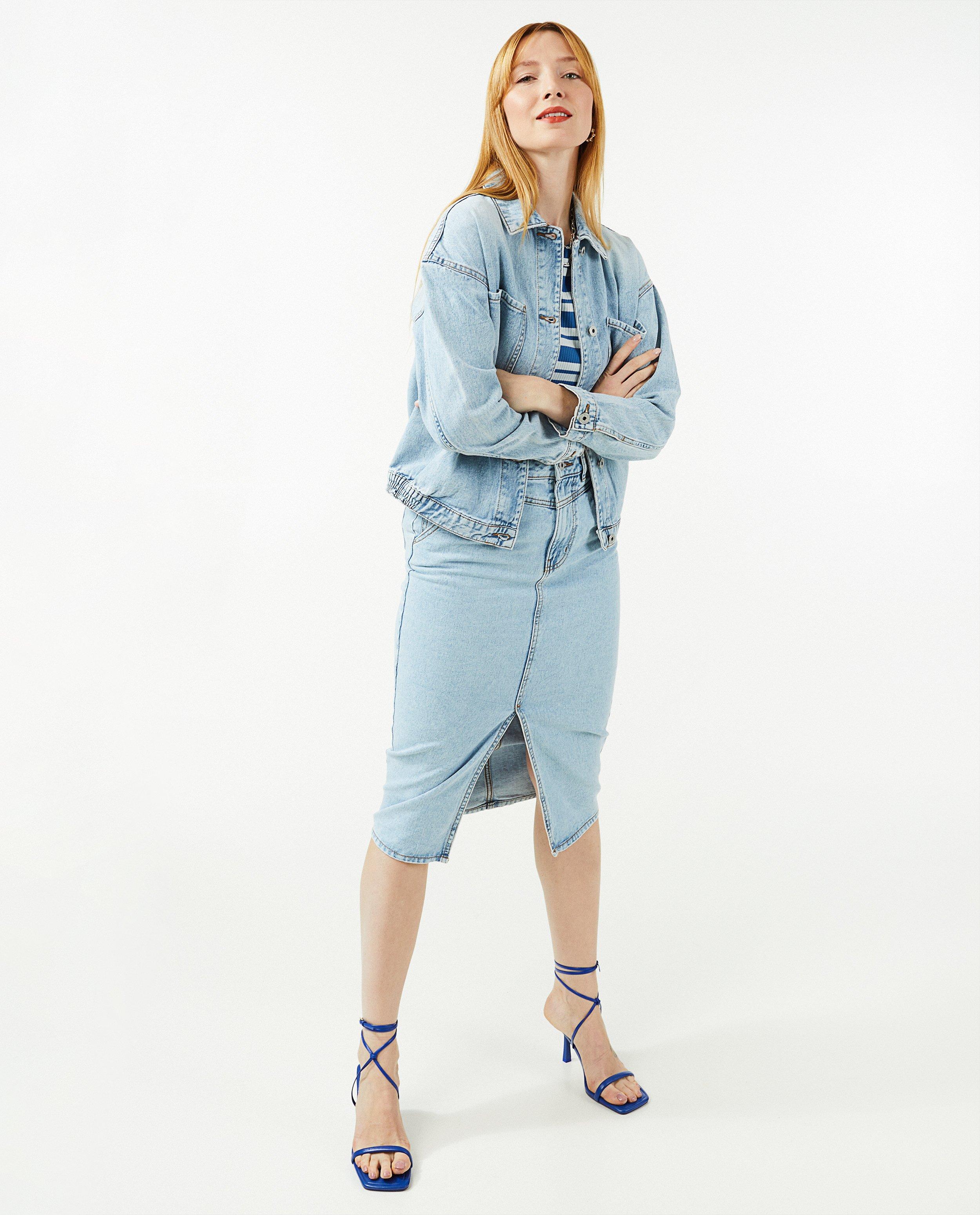 Lichtblauwe jeansjas - Product Detail - lichtblauw - afbeelding nummer 1