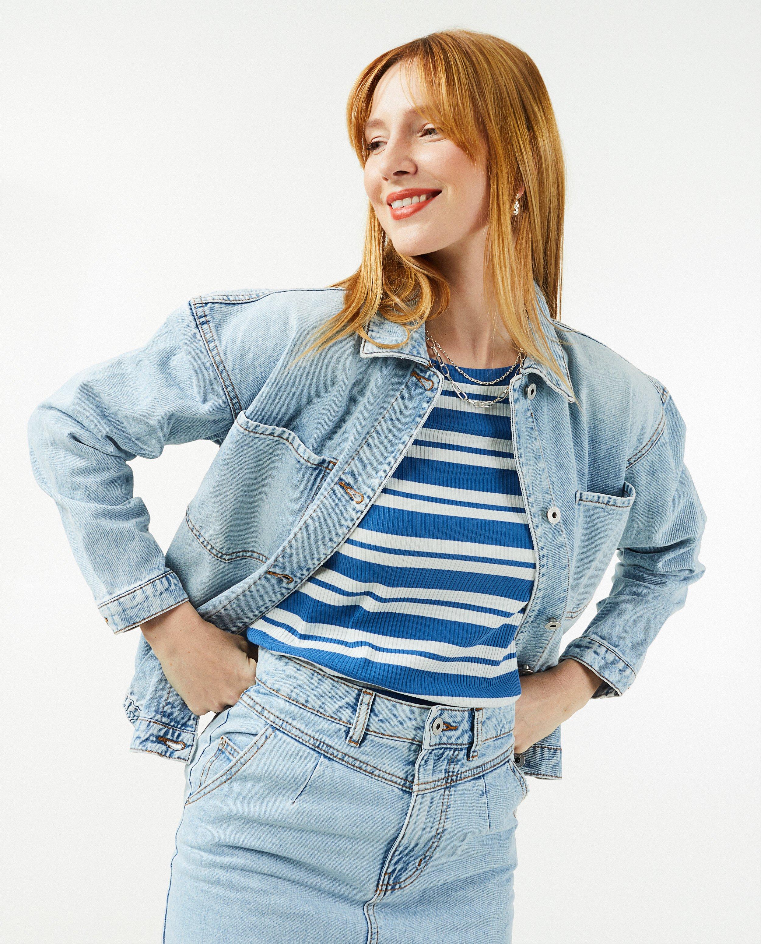 Lichtblauwe jeansjas - Product Detail - lichtblauw - afbeelding nummer 2