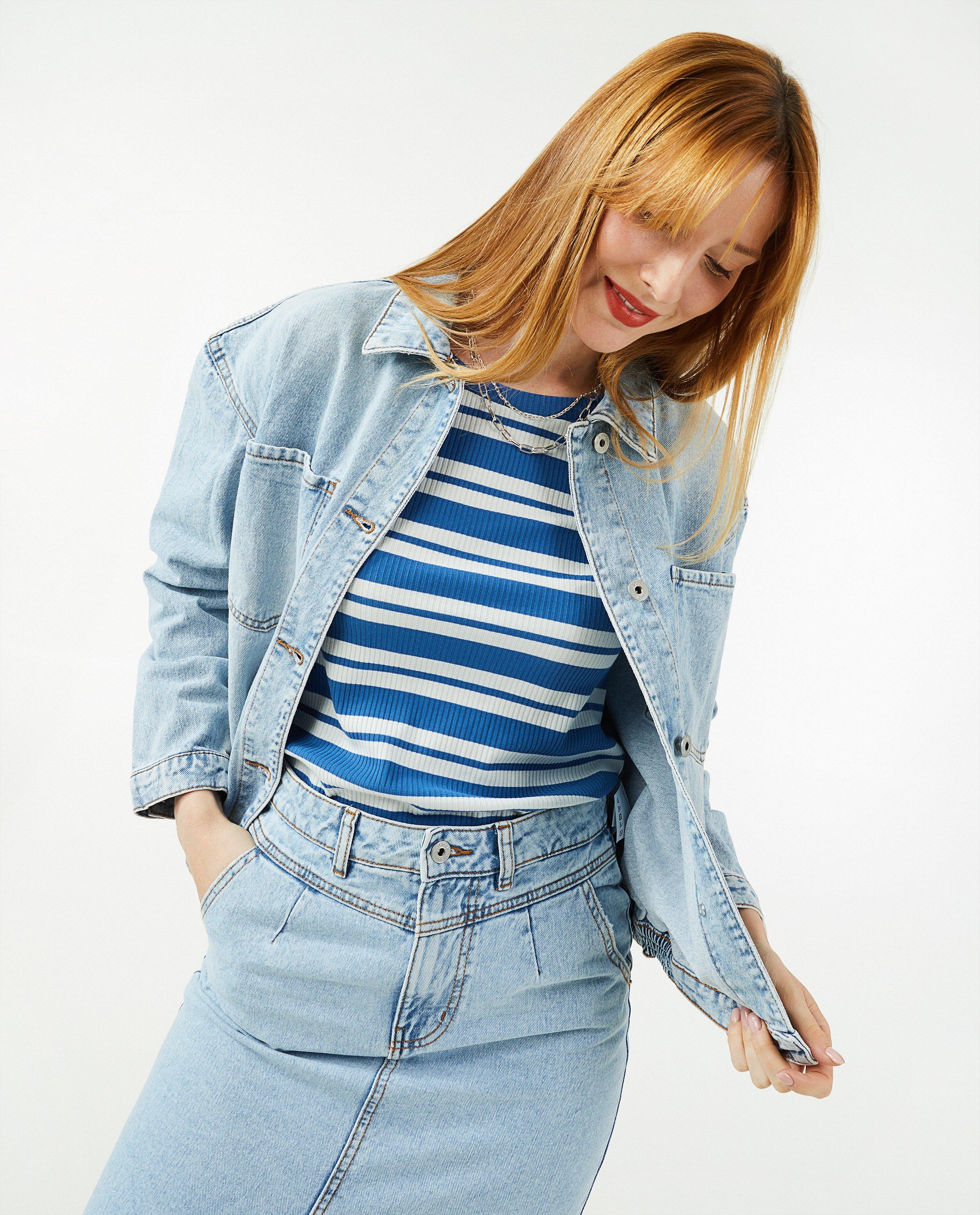 Lichtblauwe jeansjas - Product Detail - lichtblauw - afbeelding nummer 4