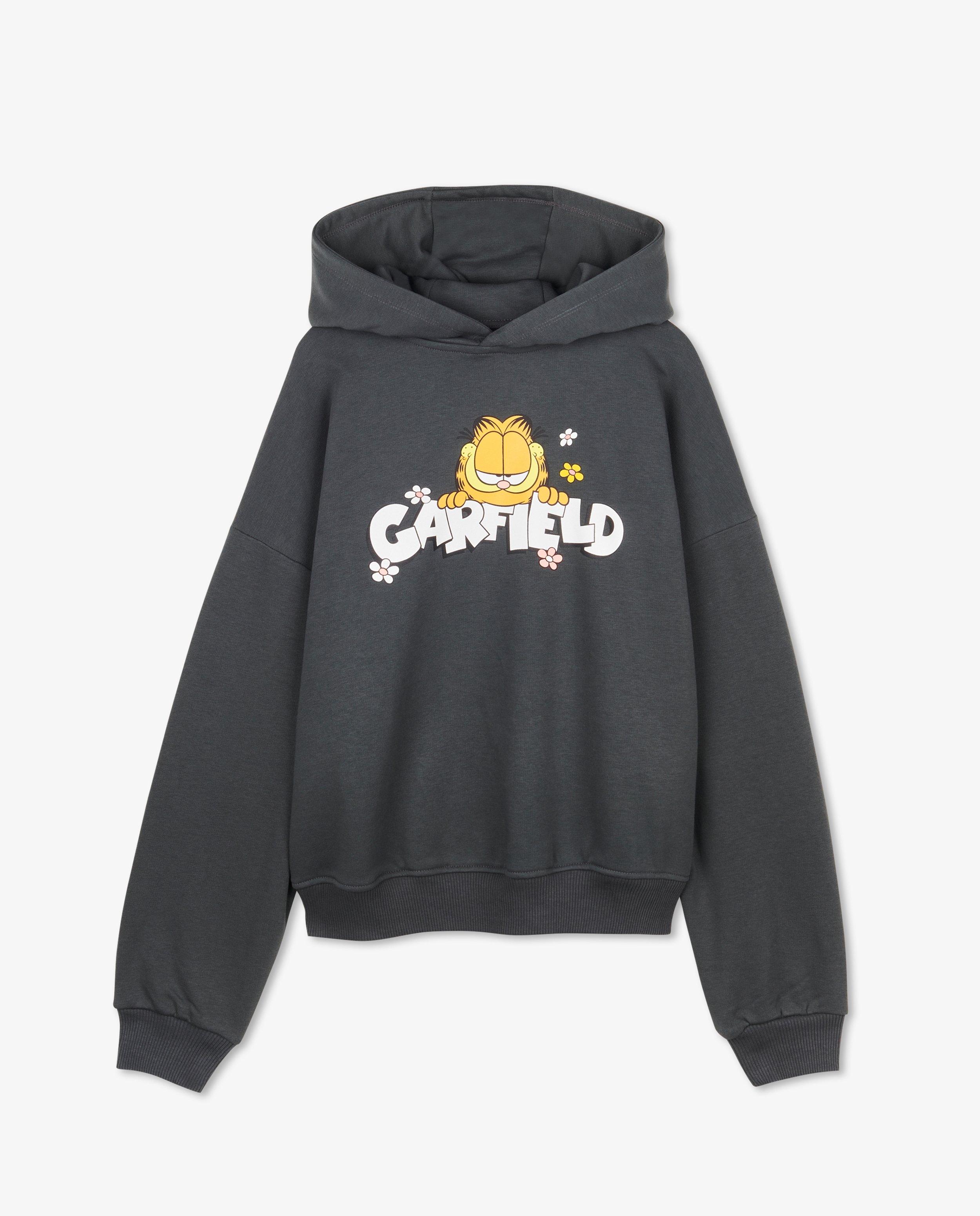 Sweaters - Donkergrijze 'Garfield'-sweater