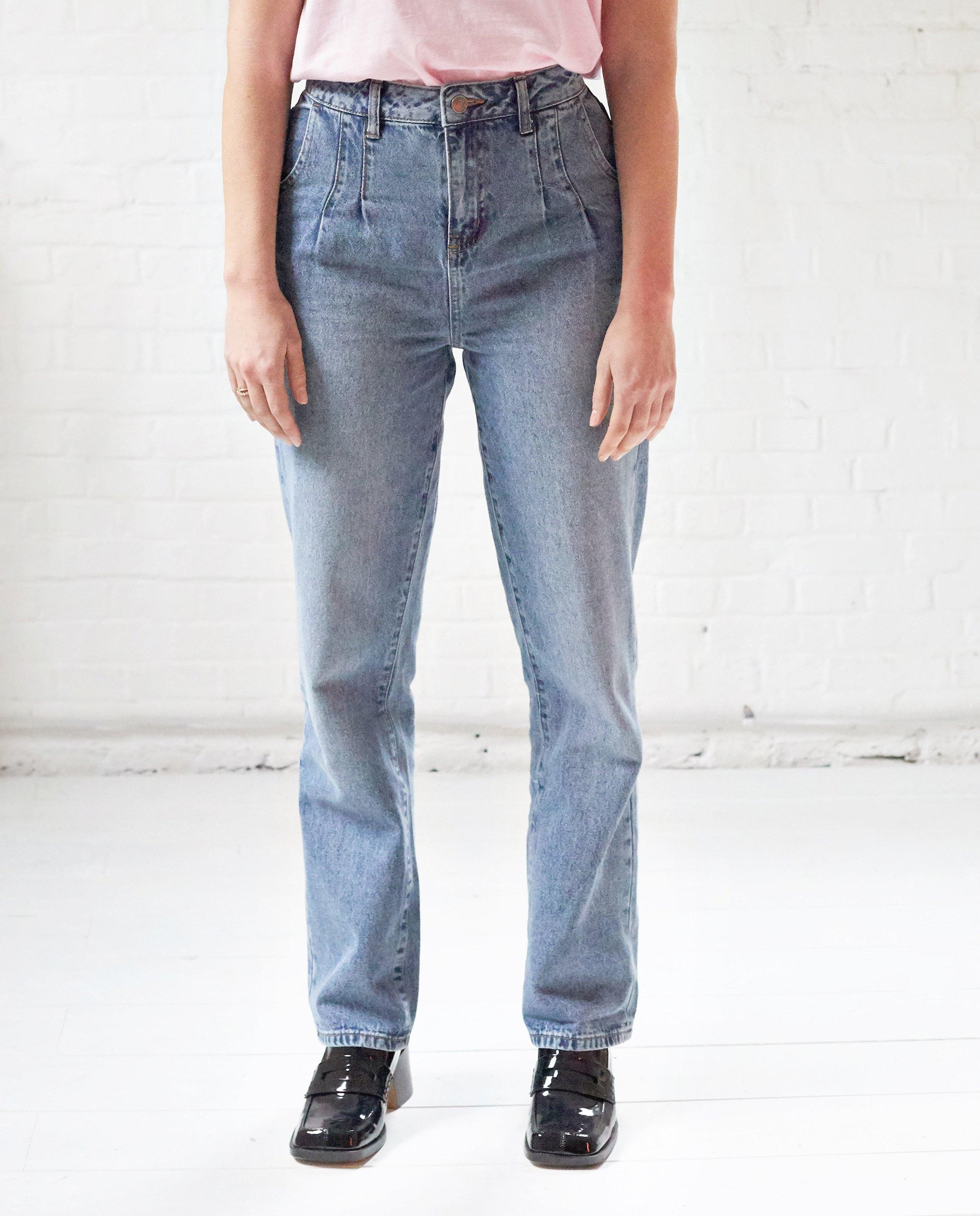 Jeans - Blauwe mom jeans Kim Van Oncen