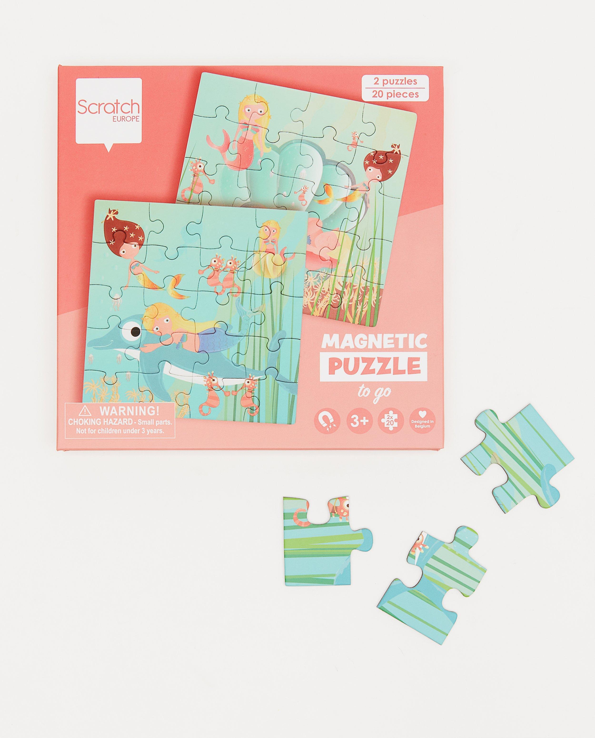 Puzzle to go magnétique Scratch Europe - 2 x 20 pièces - Scratch Europe